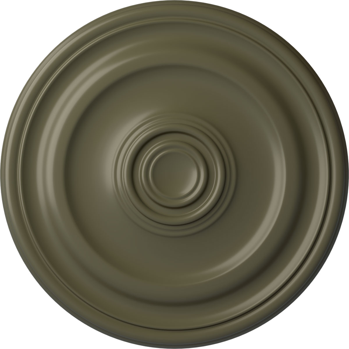 Ekena Millwork CM15DEPTF Devon 15.75-in W x 15.75-in L Painted Turtle Polyurethane Whole Ceiling Medallion