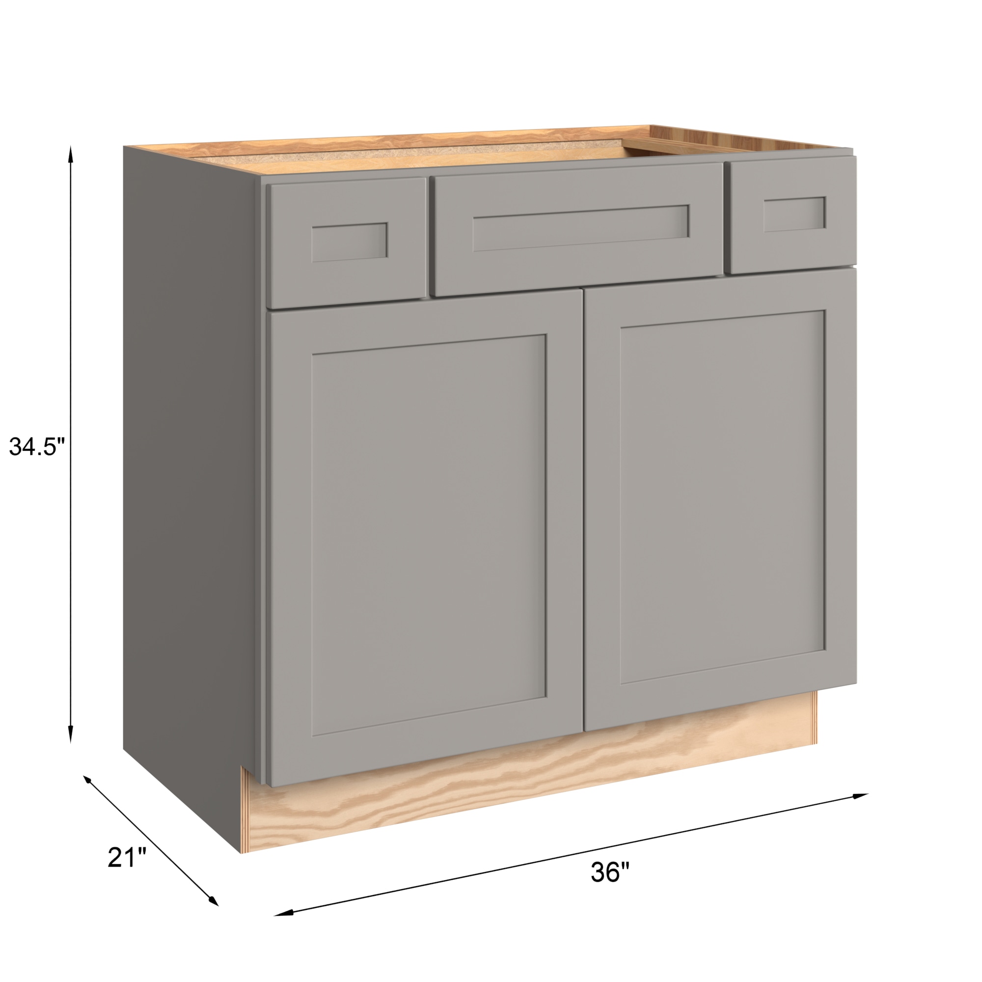 KraftMaid Momentum VSB362134.2G81 vanities - View #3