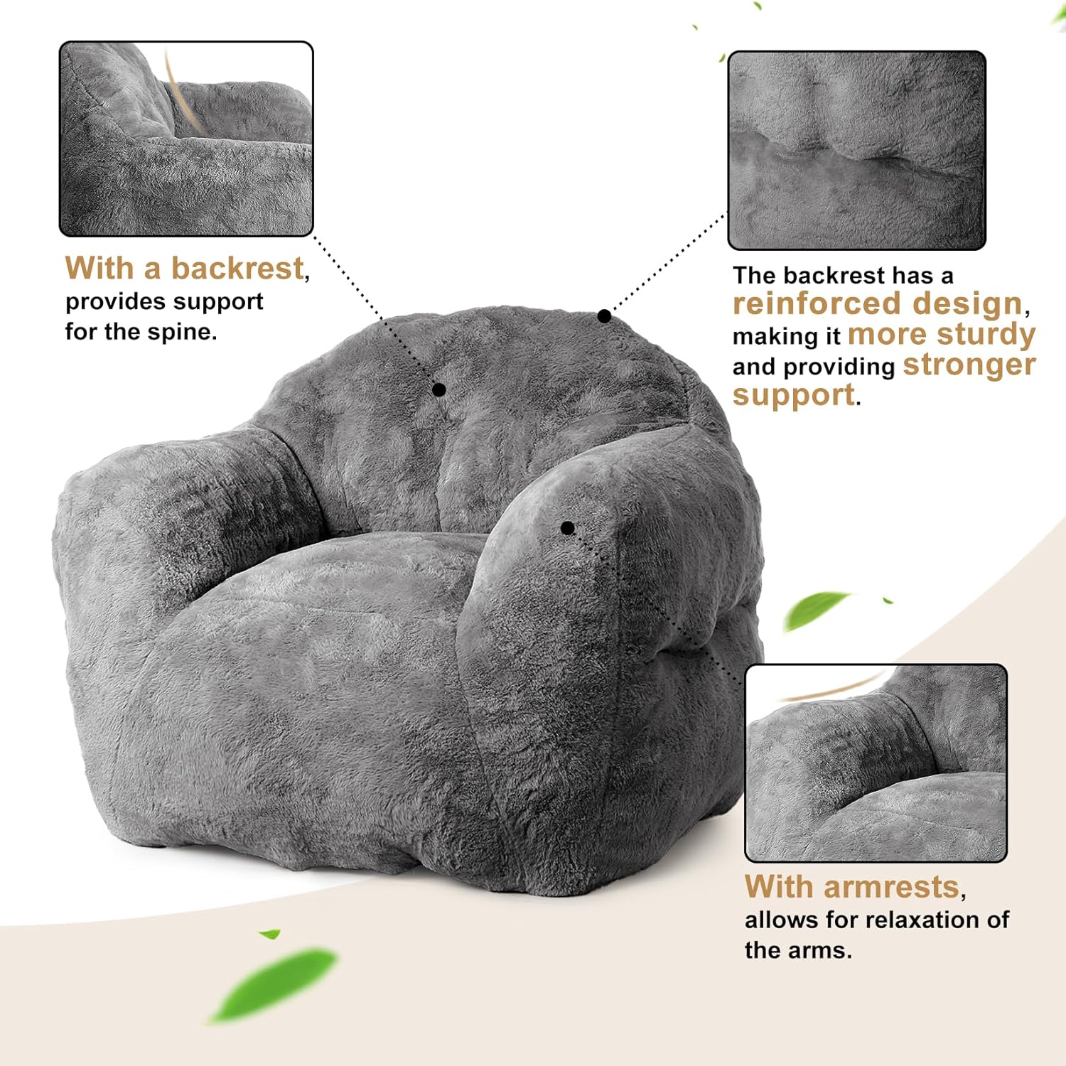 WhizMax PD-PHO-0ZGCF7E8 Bean-Bag-Chairs - View #4