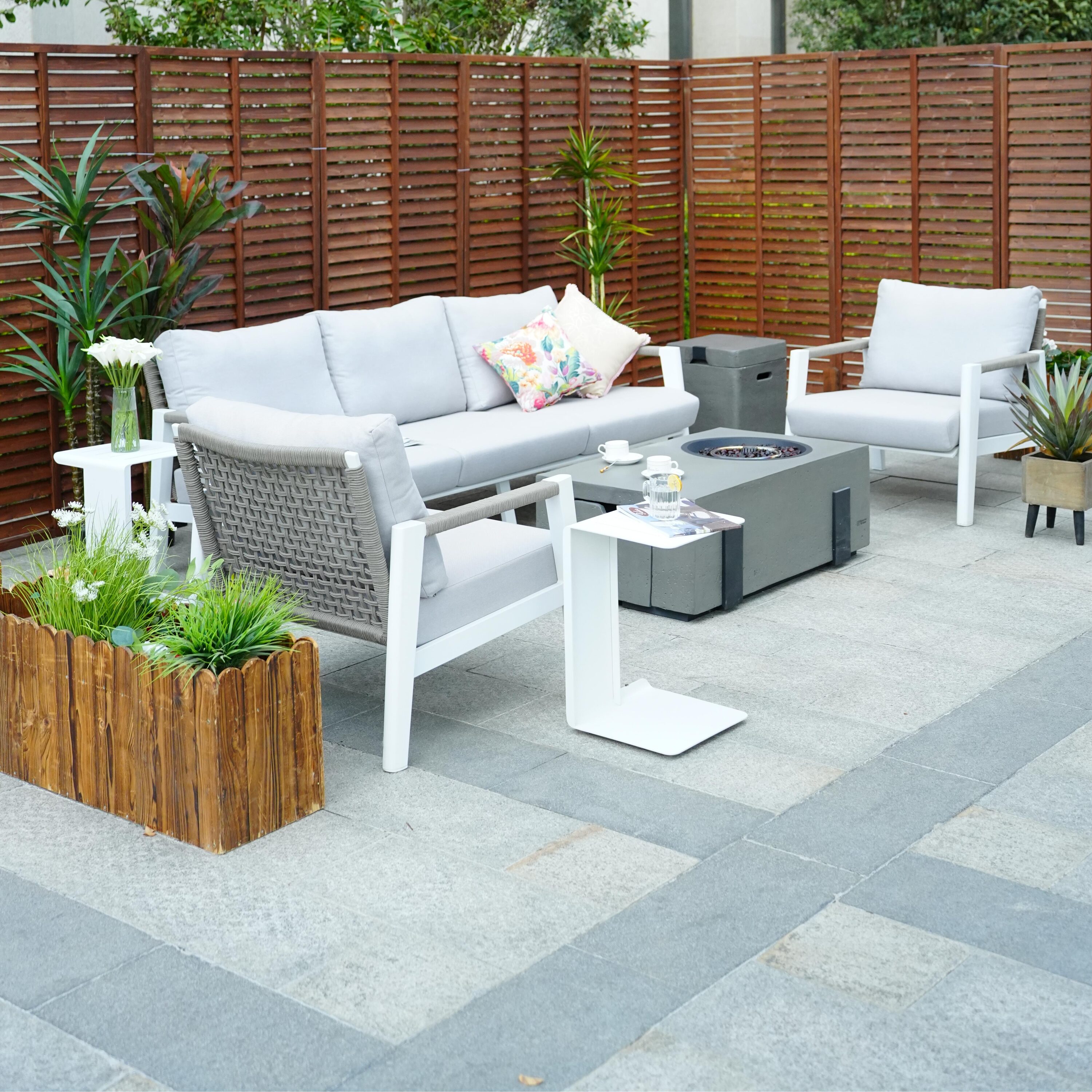 Direct Wicker DWG-2322W&2355G Patio-Conversation-Sets - View #10