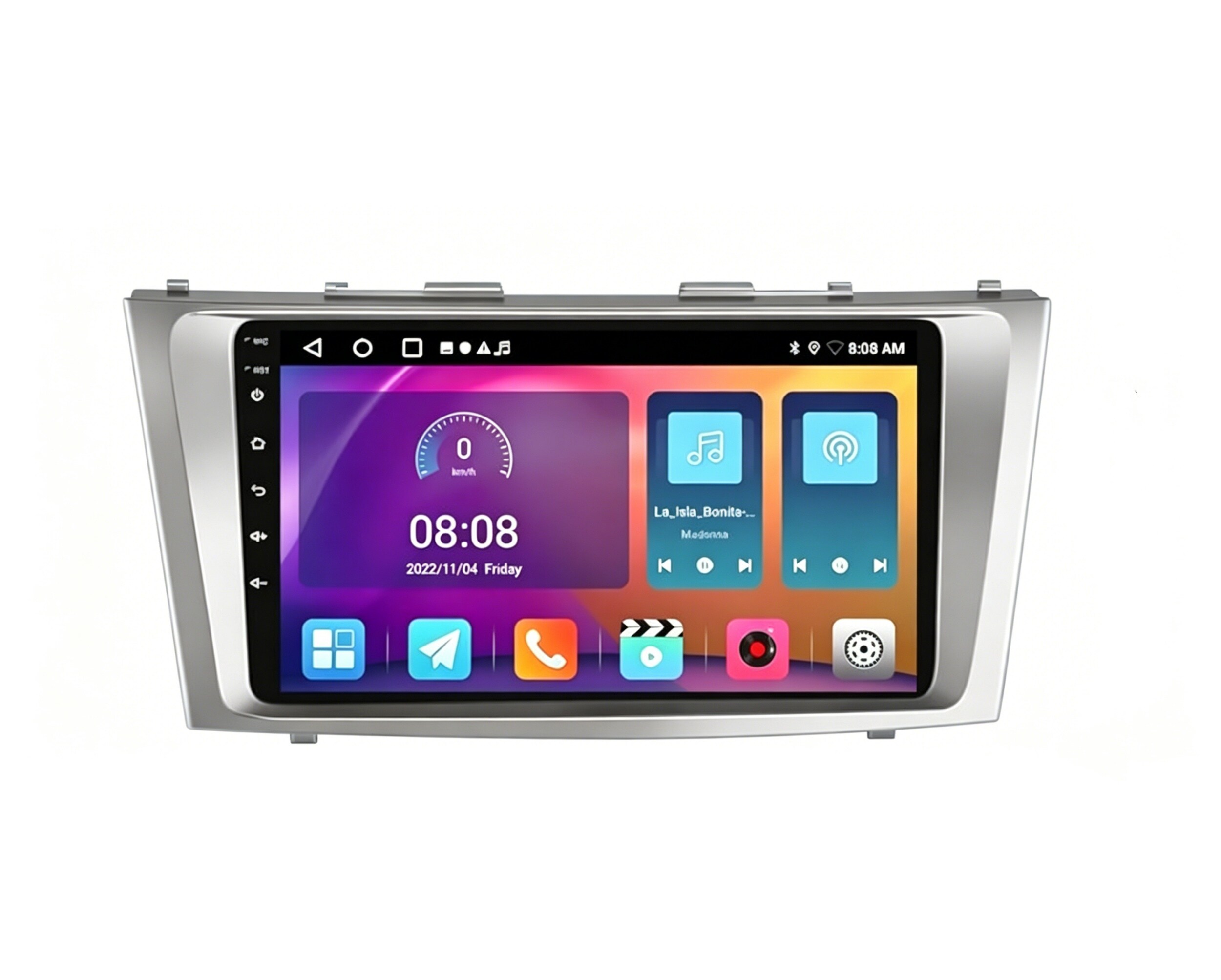 Etokfoks  5G WiFi Android 15 Car Stereo in Black for Toyota Camry 2006 2011 Wireless Carplay Android Auto 1 Piece