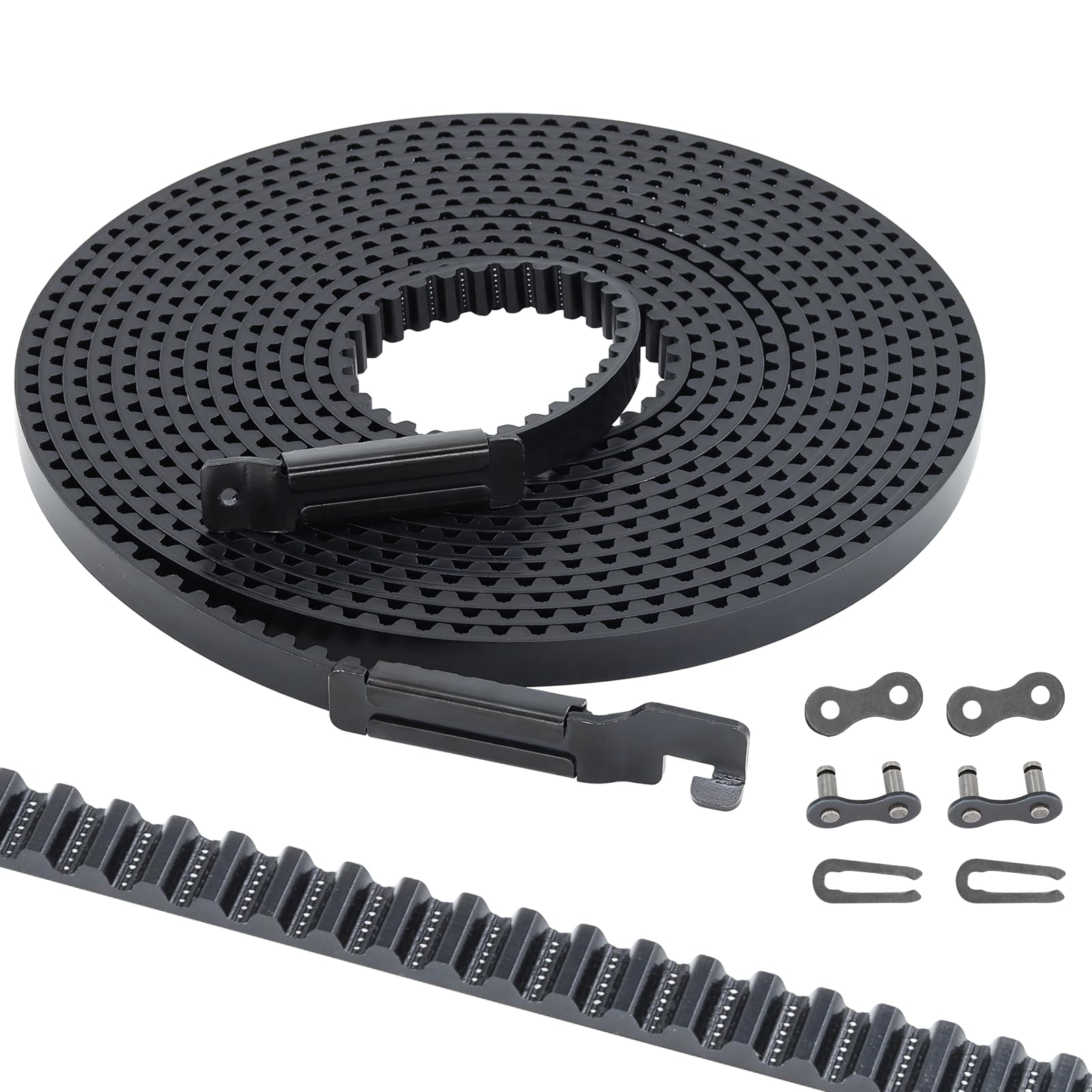 Aoibox  Replacement 261 Inch Garage Door Opener Drive Belt 41A5250 1 for 8 Foot High Belt Drive Doors