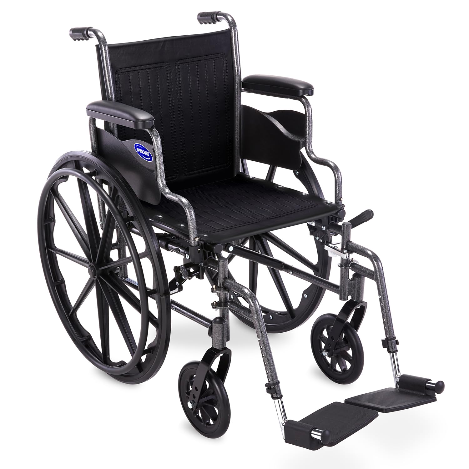Invacare INVCISX366DASA Tracer SX3 16'' Foldable Manual Wheelchair with Swing-Away Footrests and Desk Arms
