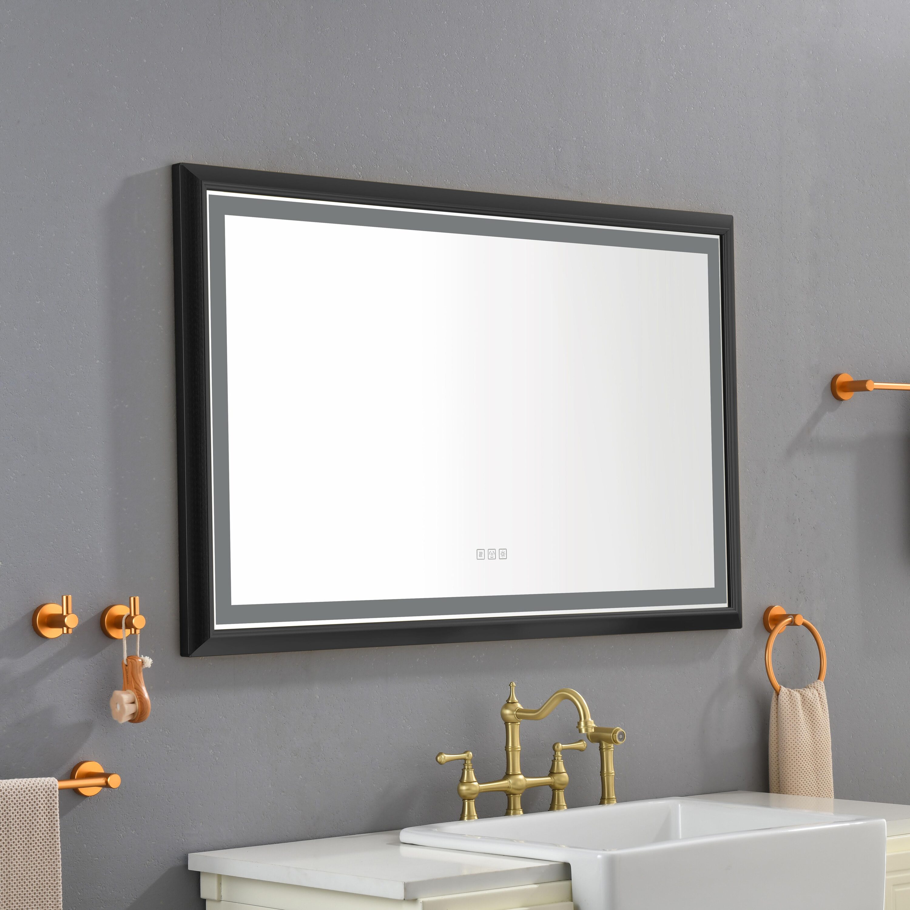 Bayfeve BF-78406-MIR Framed-Bath-Mirrors - View #9