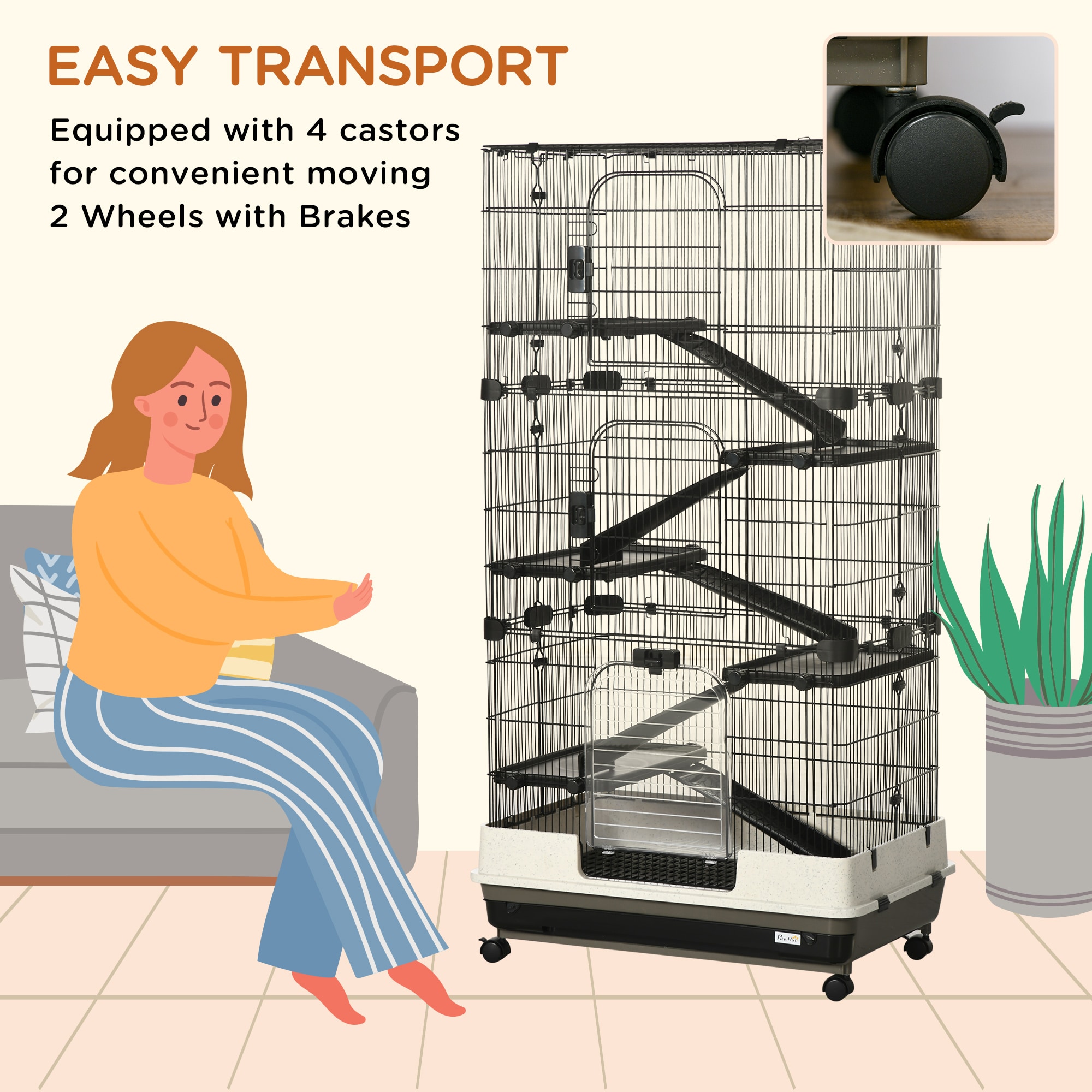 PawHut D51-159V01 Dog-Houses - View #8