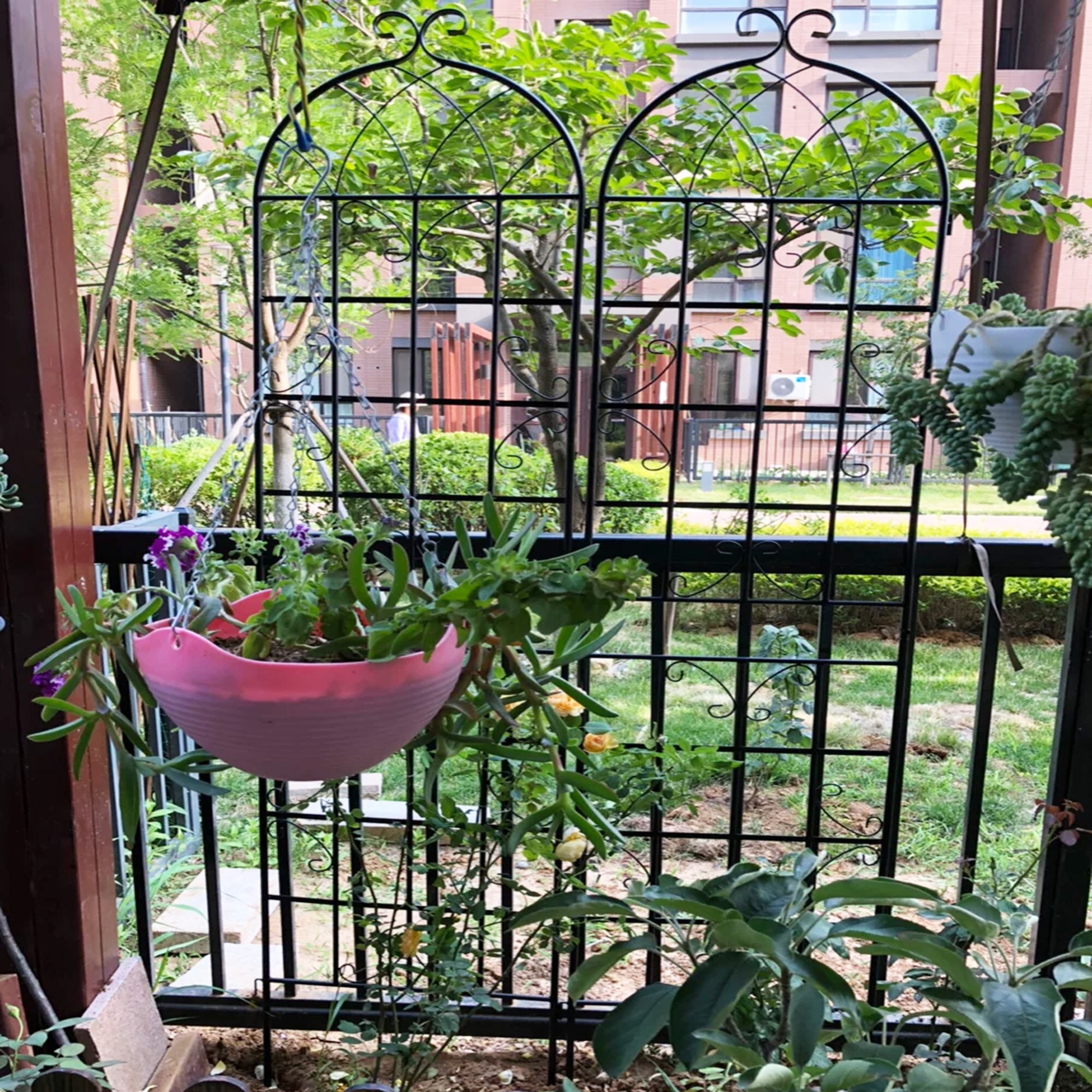 WELLFOR ORQ-231GN Garden-Trellis - View #3