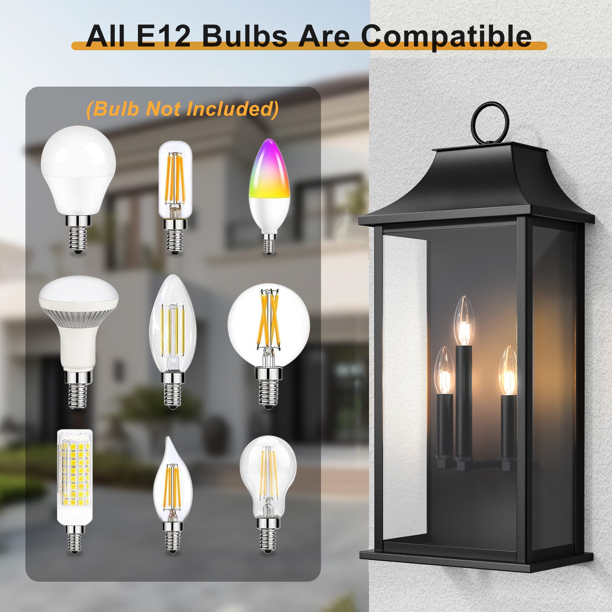 Maxax 7076-3BK Outdoor-Wall-Lighting - View #7