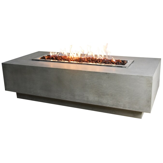 Concrete Propane Gas Fire Pit Table, How Much Is A Natural Gas Fire Pit
