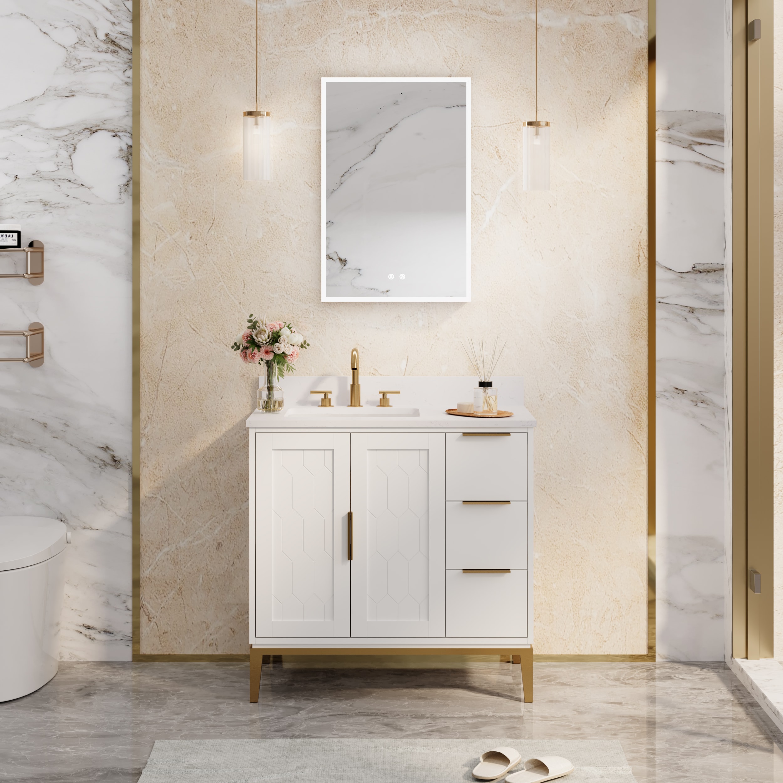 WELLFOR EXMC2430LD Bathroom-Medicine-Cabinets - View #15