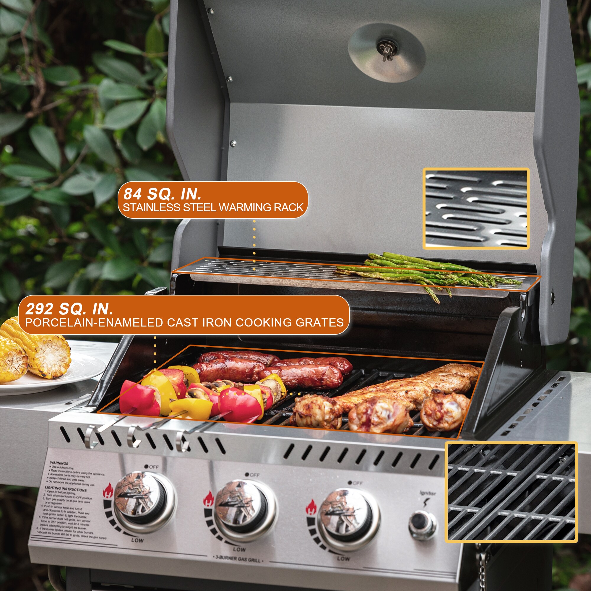 Royal Gourmet GG3001S Gas-Grill - View #5