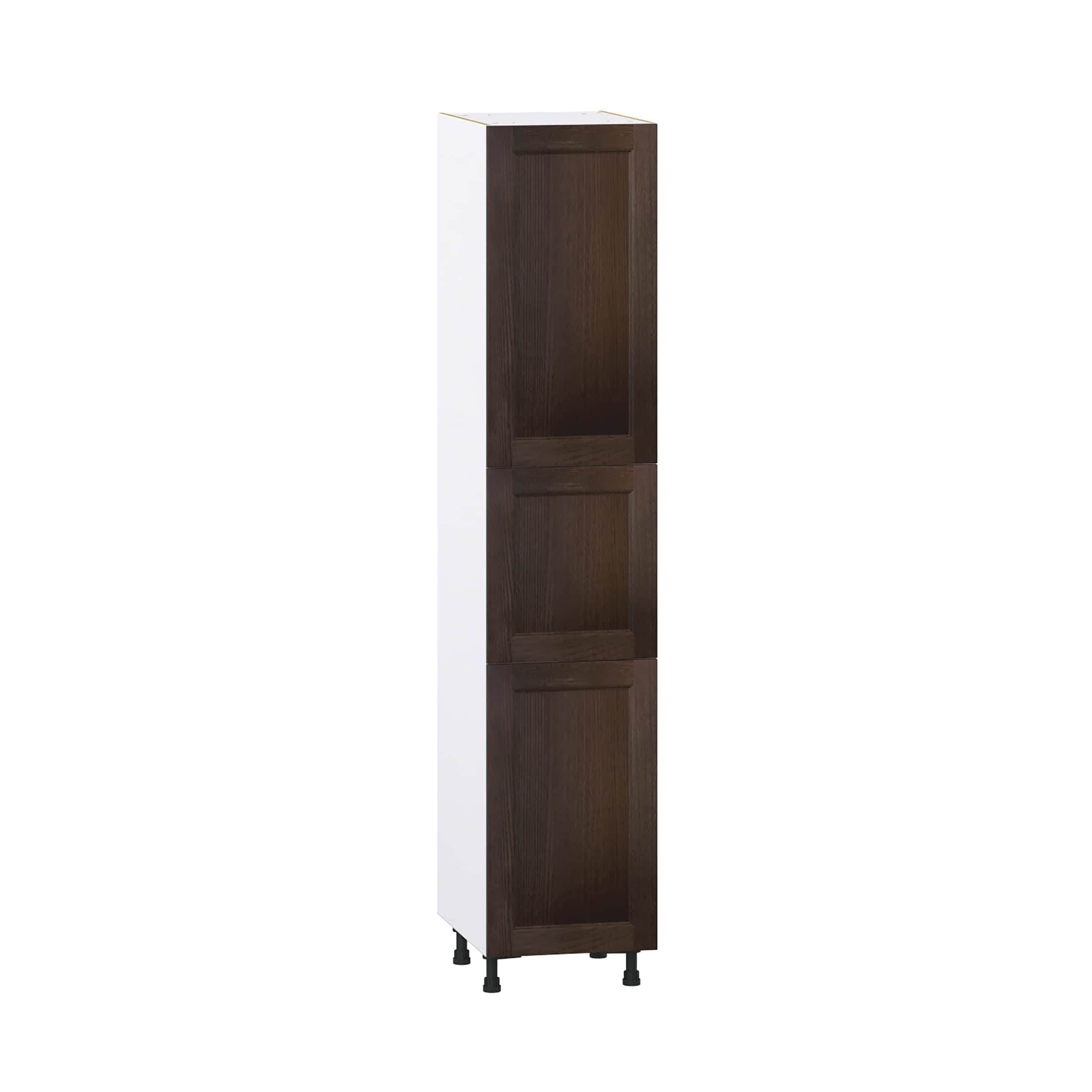 Hugo&Borg DST182489.5(L/R)-MO Montclaire 18-in W x 89.5-in H x 24-in D Wood Pantry Fully assembled Cabinet (Recessed Panel Shaker)