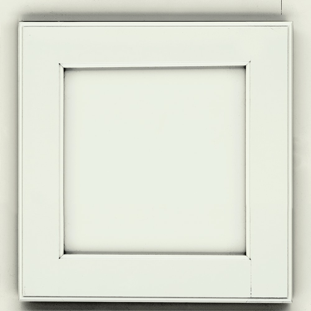 KraftMaid RDCDS,AC9D2,G71D Gentry 14.625-Inches W x 14.625-Inches H Dove White Painted Kitchen Cabinet Sample (Door Sample)