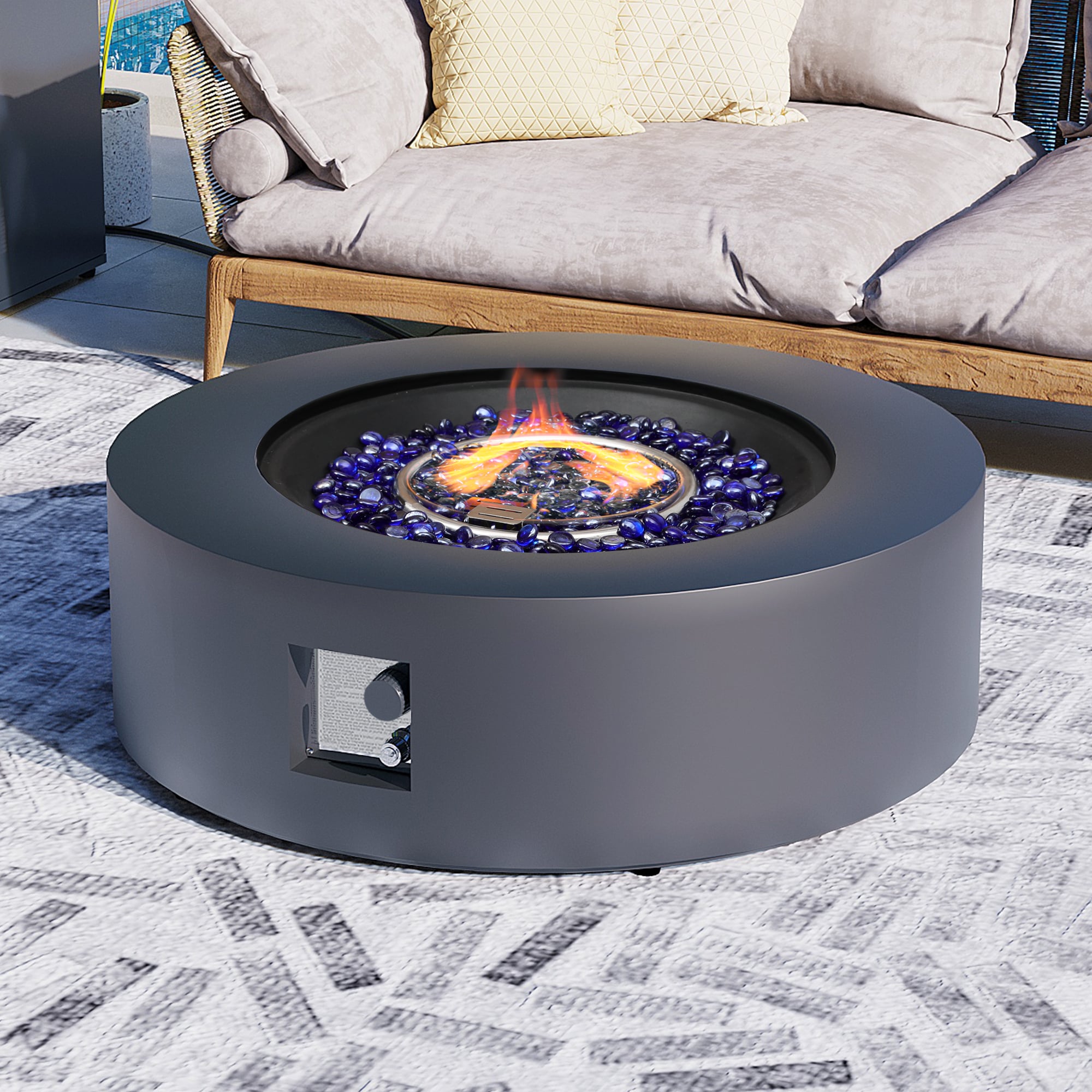 Patio Watcher AOC-B-P-BLUE-59 Fire-Glass - View #2