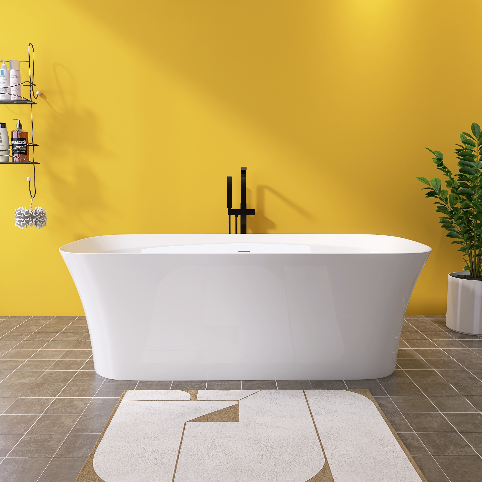 WELLFOR QBT-P342-W67EG bathtubs - View #2