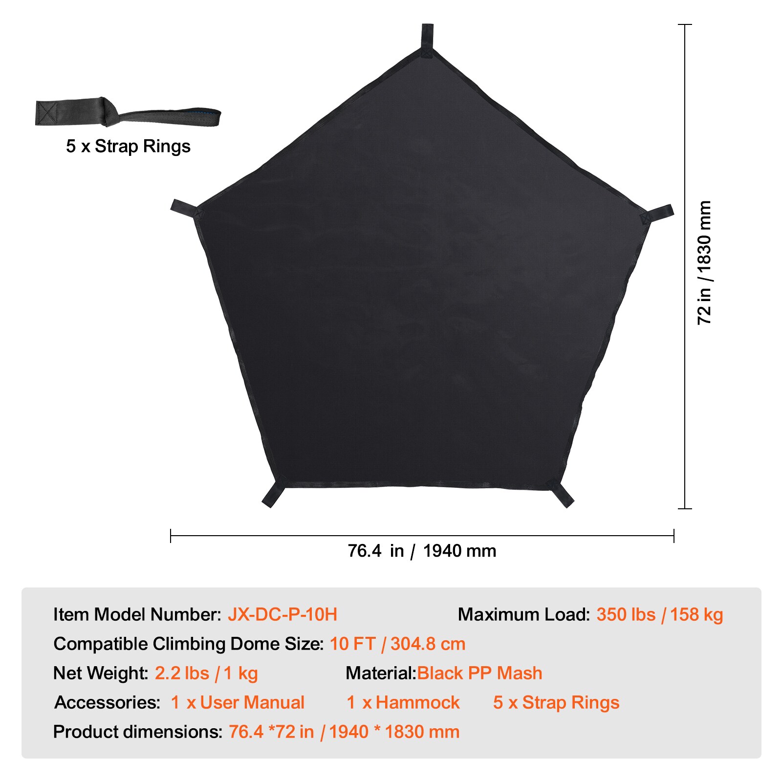 VEVOR SCJHPDYX10FT03365V0 climbers - View #7