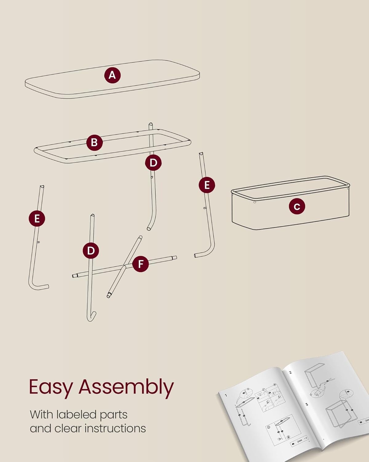 SONGMICS HOME LCT244B56 End-Tables - View #2