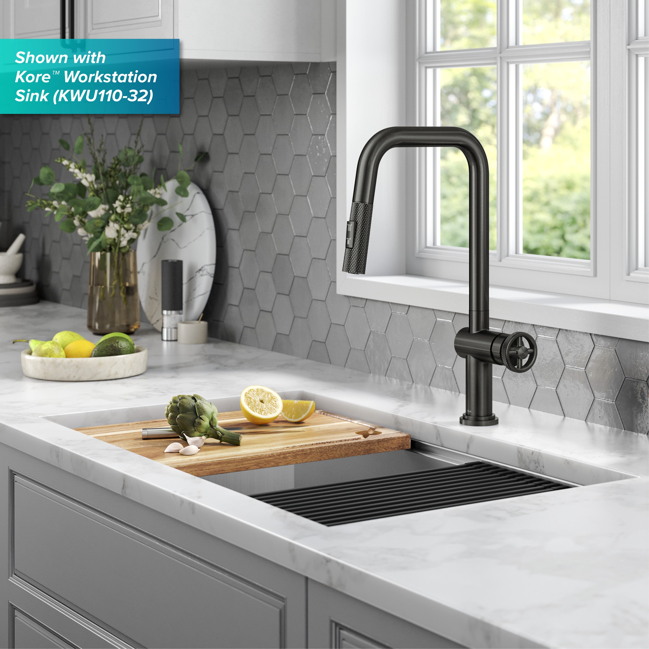 Kraus KPF-3126SB Kitchen-Faucets - View #12