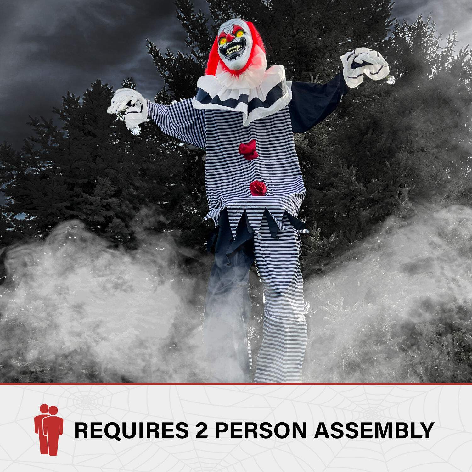 Haunted Hill Farm HHCLOWN-40FLSA Halloween-Animatronics - View #7