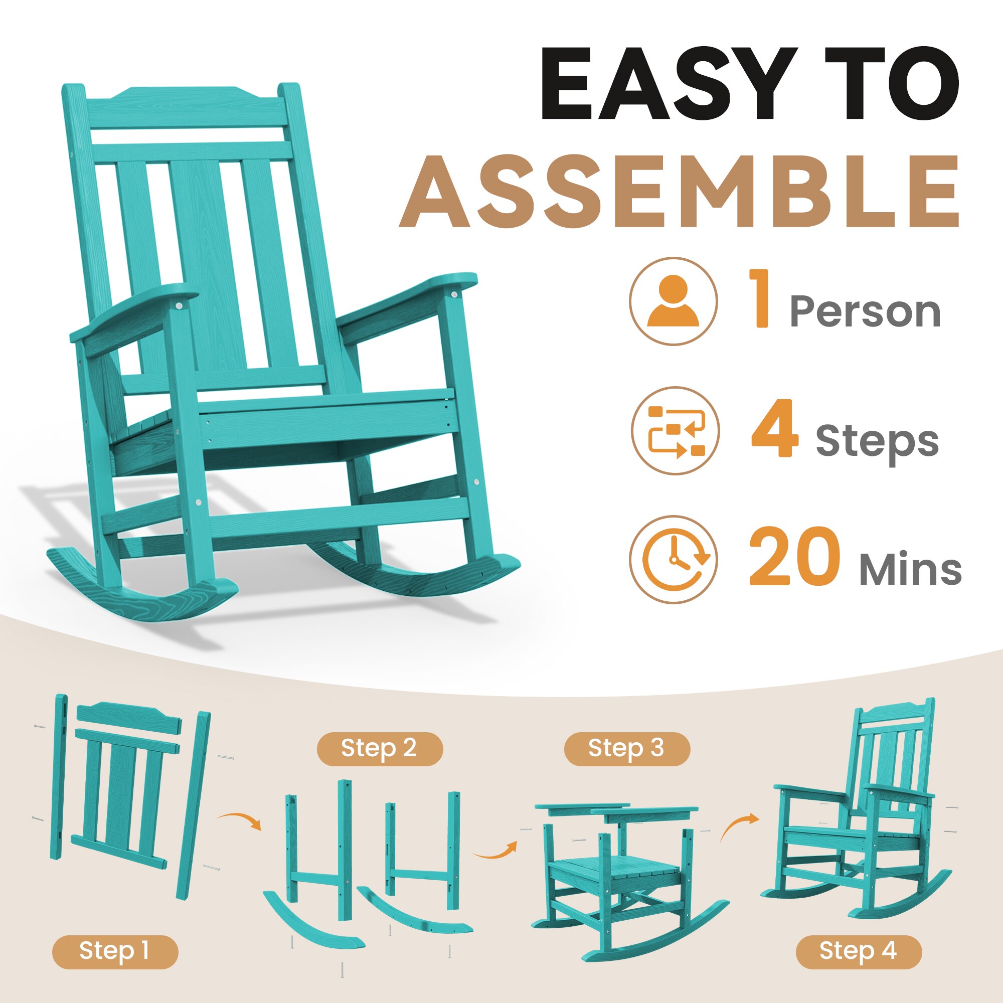 Serwall LS-THYY02-AB Patio-Chairs - View #2