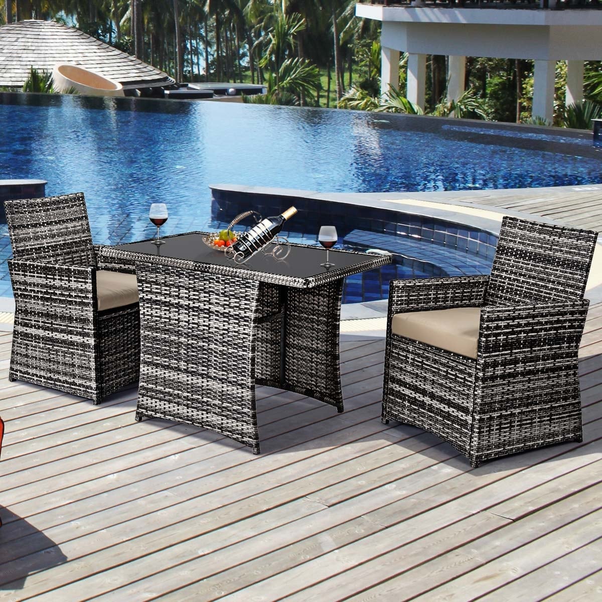 Slickblue D-CO-61446WH Patio-Conversation-Sets - View #2