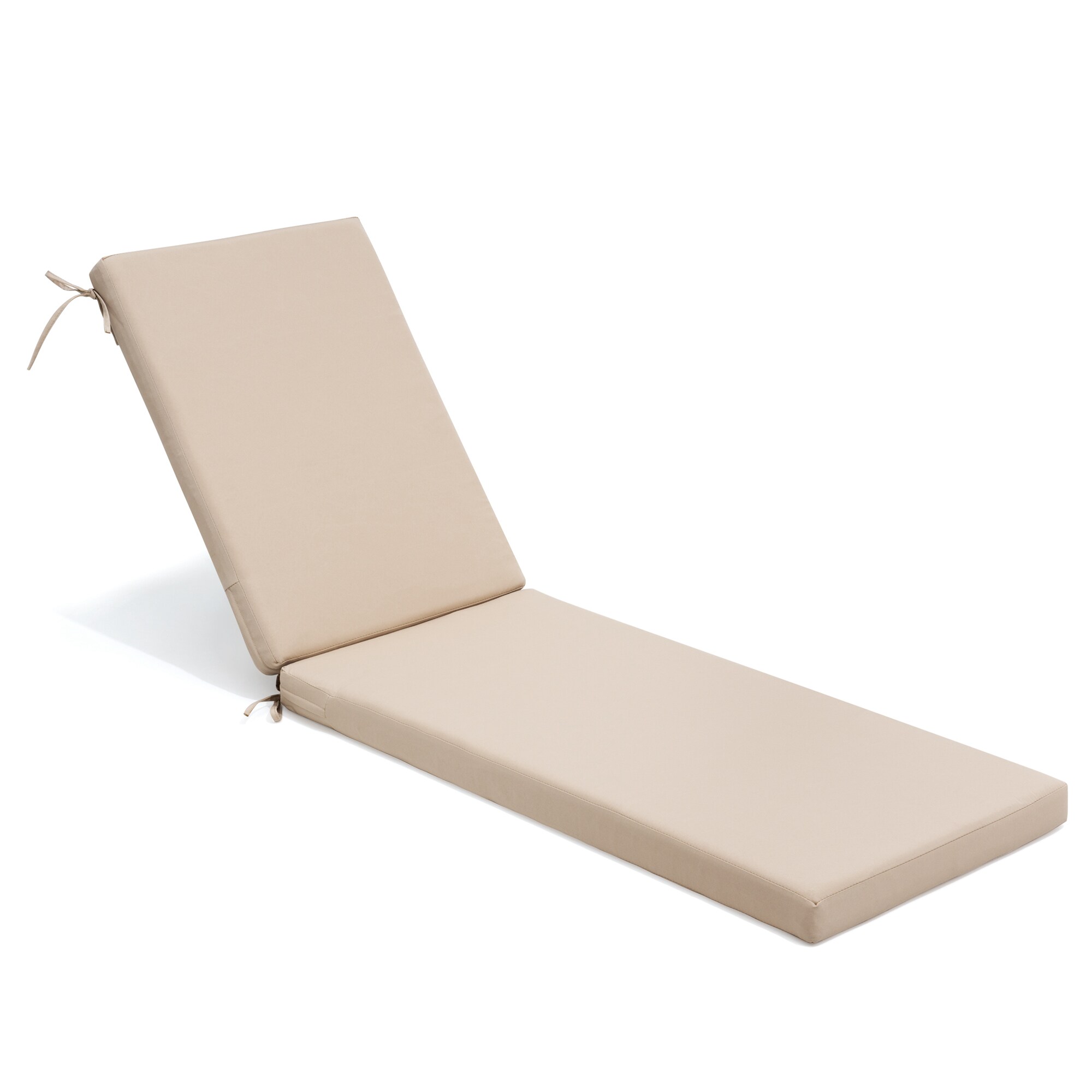 Pellebant ST25-CU001BEI-1 Outdoor 44.09-in x 20.87-in Beige 72"-1pc Patio chaise lounge chair cushion