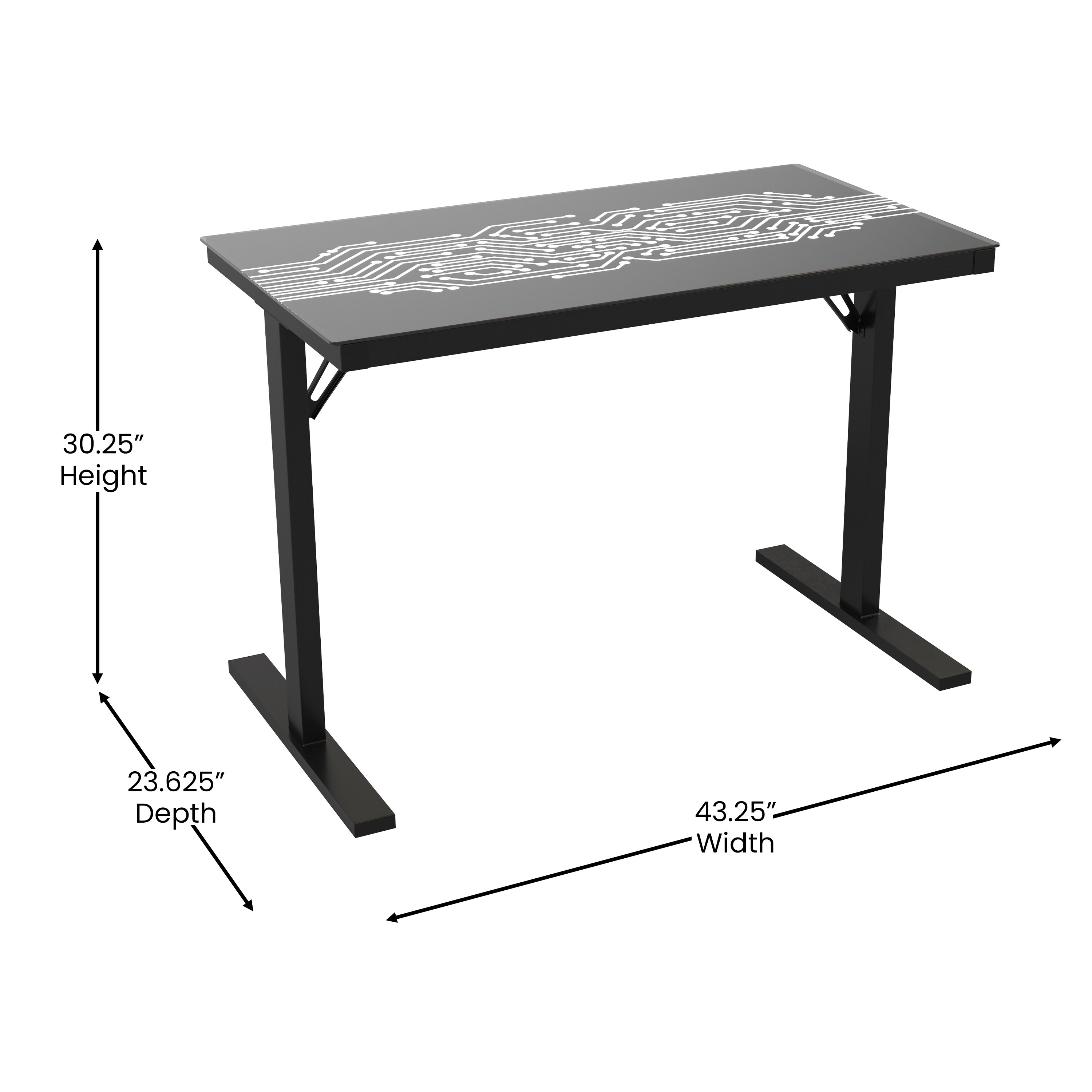 Flash Furniture 840196356938 desks - View #6