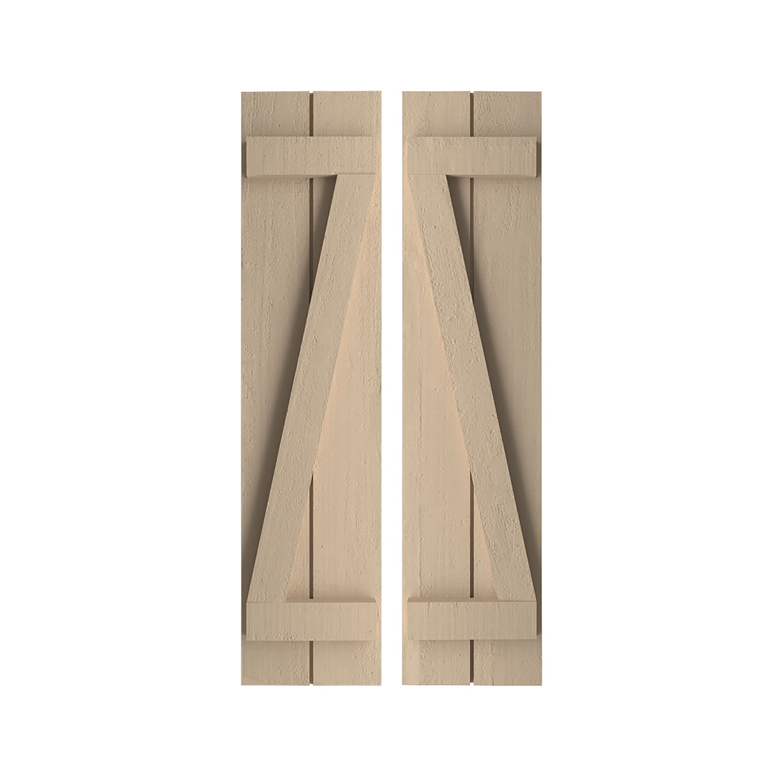 Ekena Millwork SHUBJZ11X24RCPR Exterior-Shutters - View #2