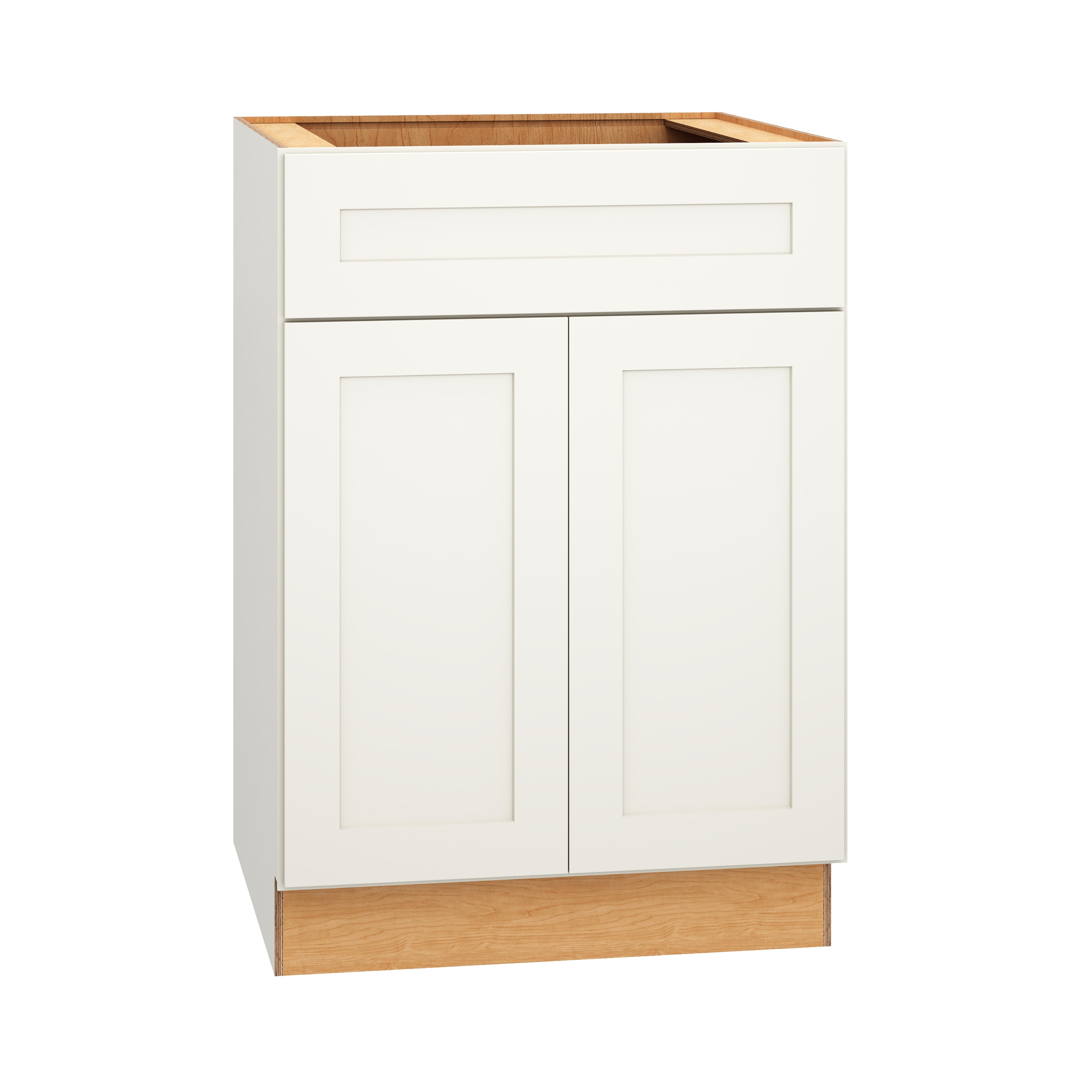 Buy Colorado White Shaker Cabinets - Base End Shelf Cabinet 24