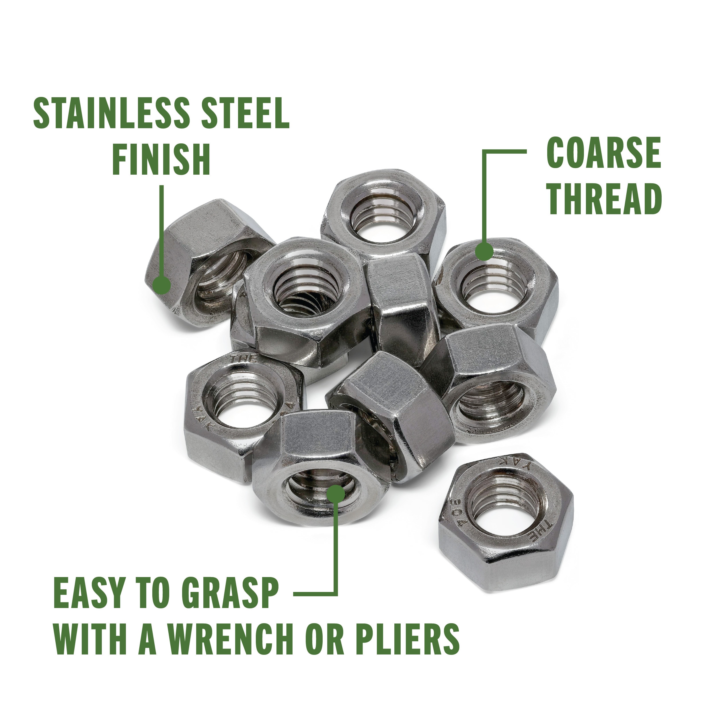 Hillman 829305 Metric-Hex-Nuts - View #3