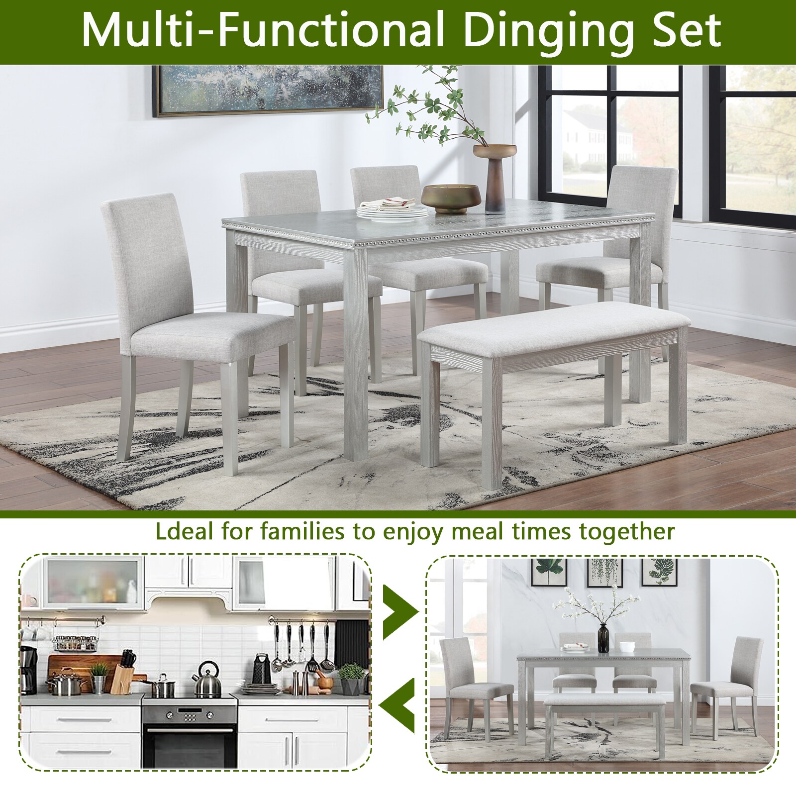 Clihome WM-SM-27AKWH Dining-Sets - View #5
