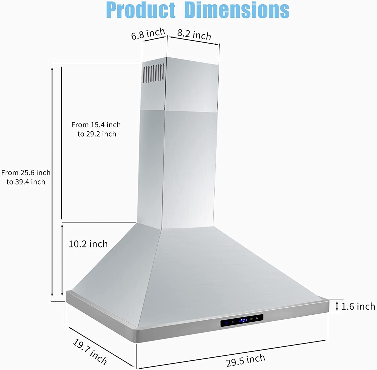 Jeremy Cass LSFSJTDOE20 Wall-Mounted-Range-Hoods - View #5