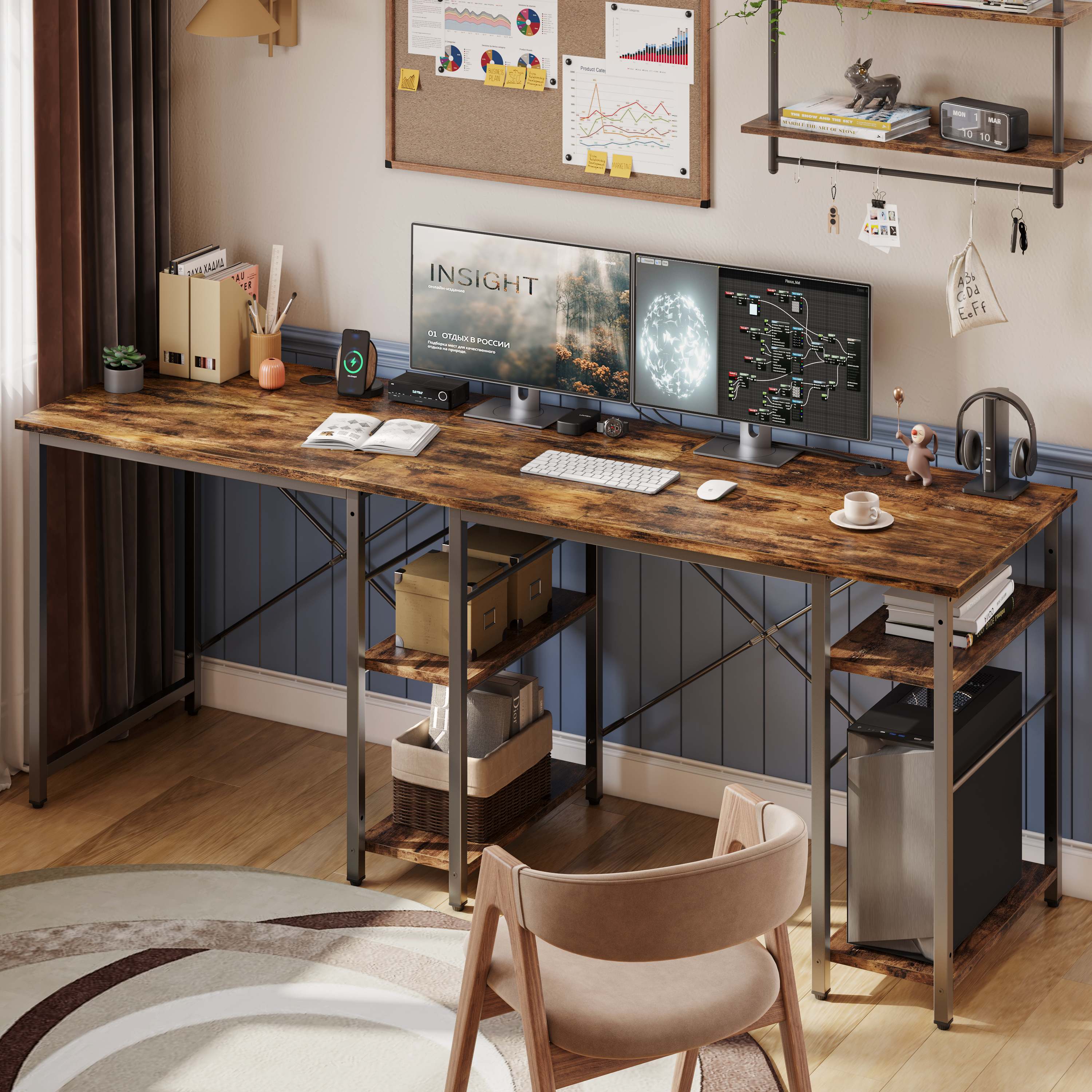 Bestier LOW-H100715A-RST desks - View #7