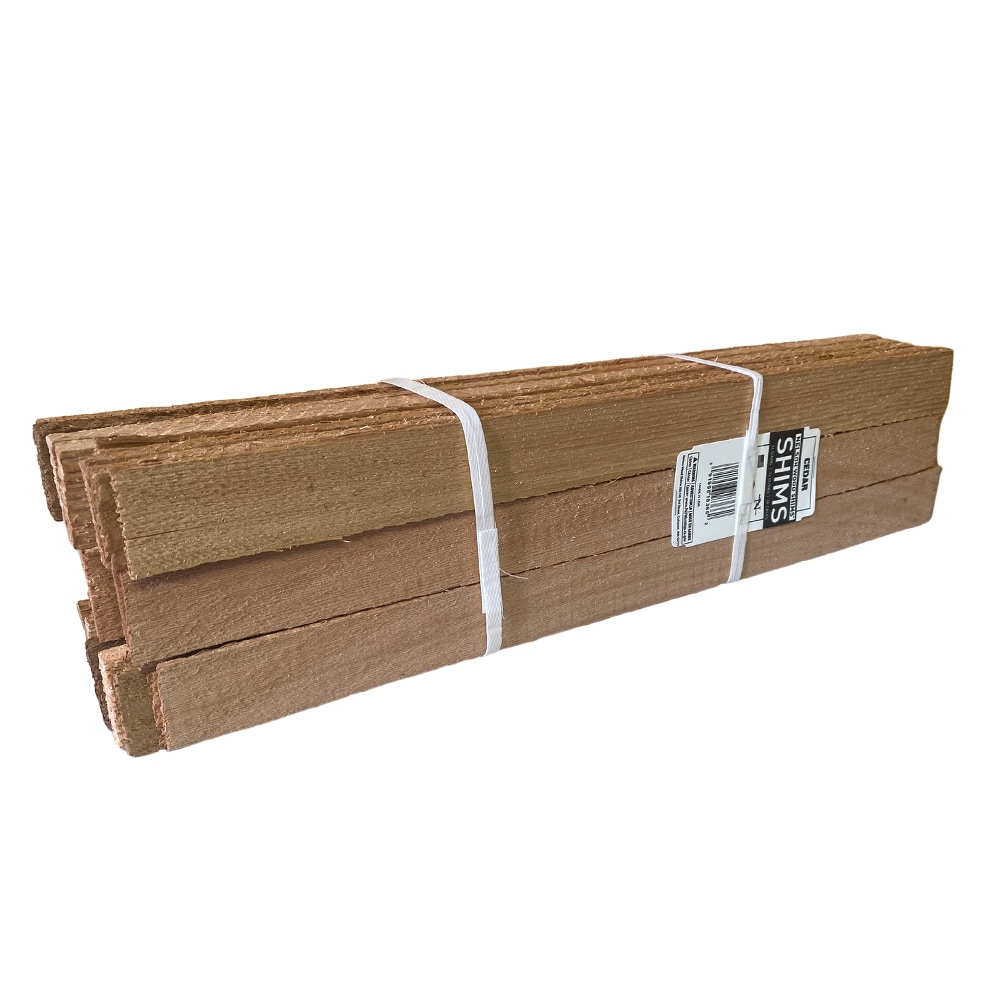 SBC 0.25-in x 1.25-in x 15.25-in 42-Pack Cedar Wood Shim in the