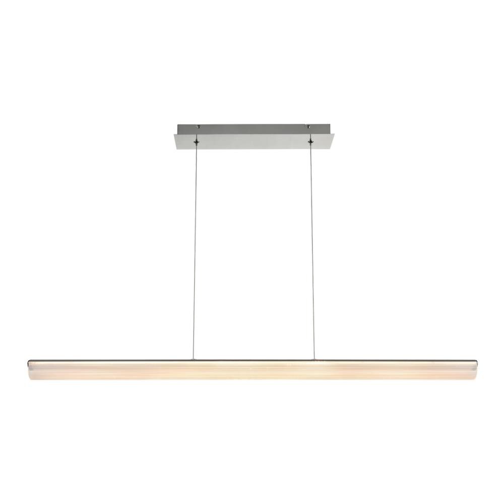 Eurofase 37161-019 Landor Chrome Transitional Linear Integrated LED Large (larger than 22 inches) Hanging Kitchen island light
