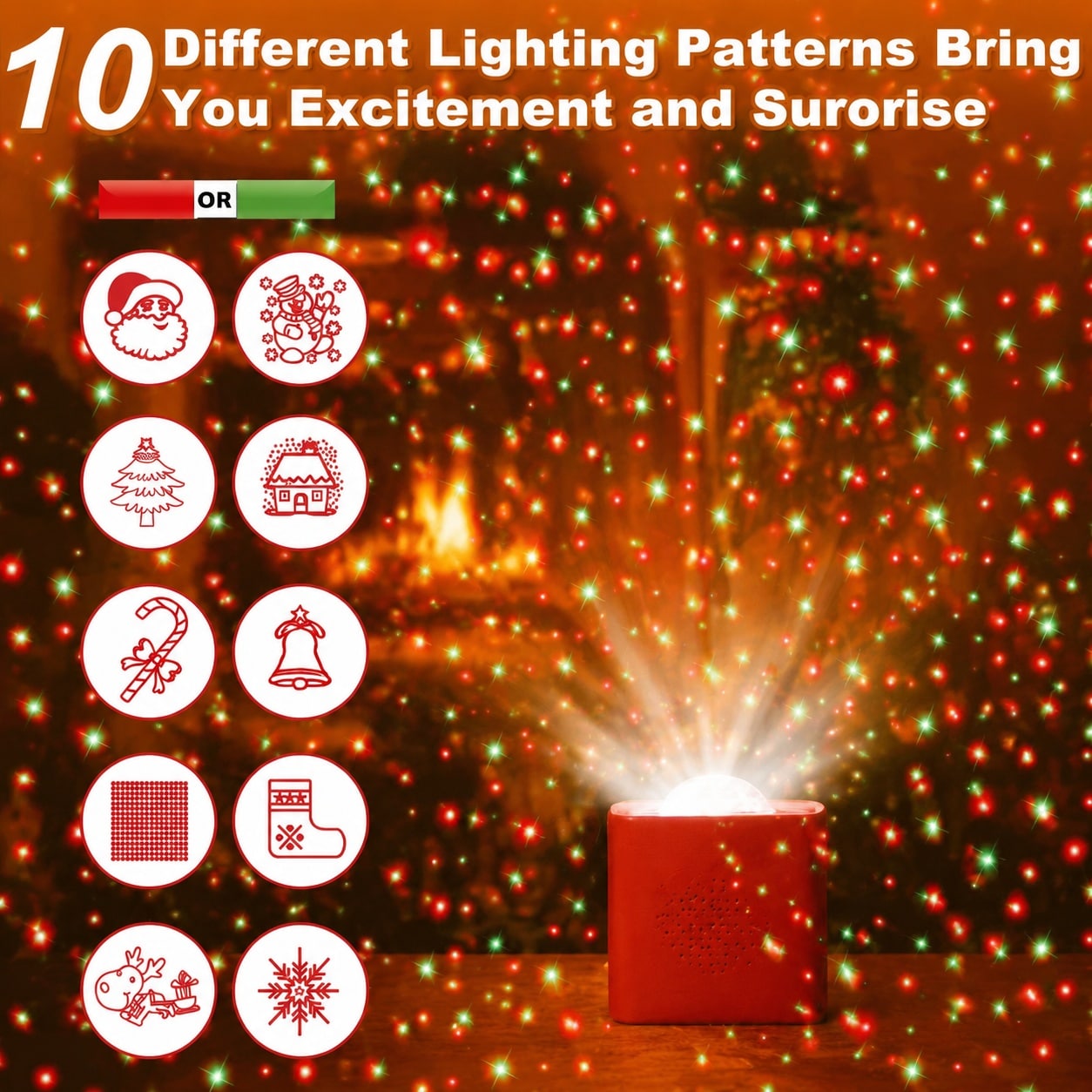Etokfoks LETMVADQL Christmas-Light-Show-Projectors - View #3