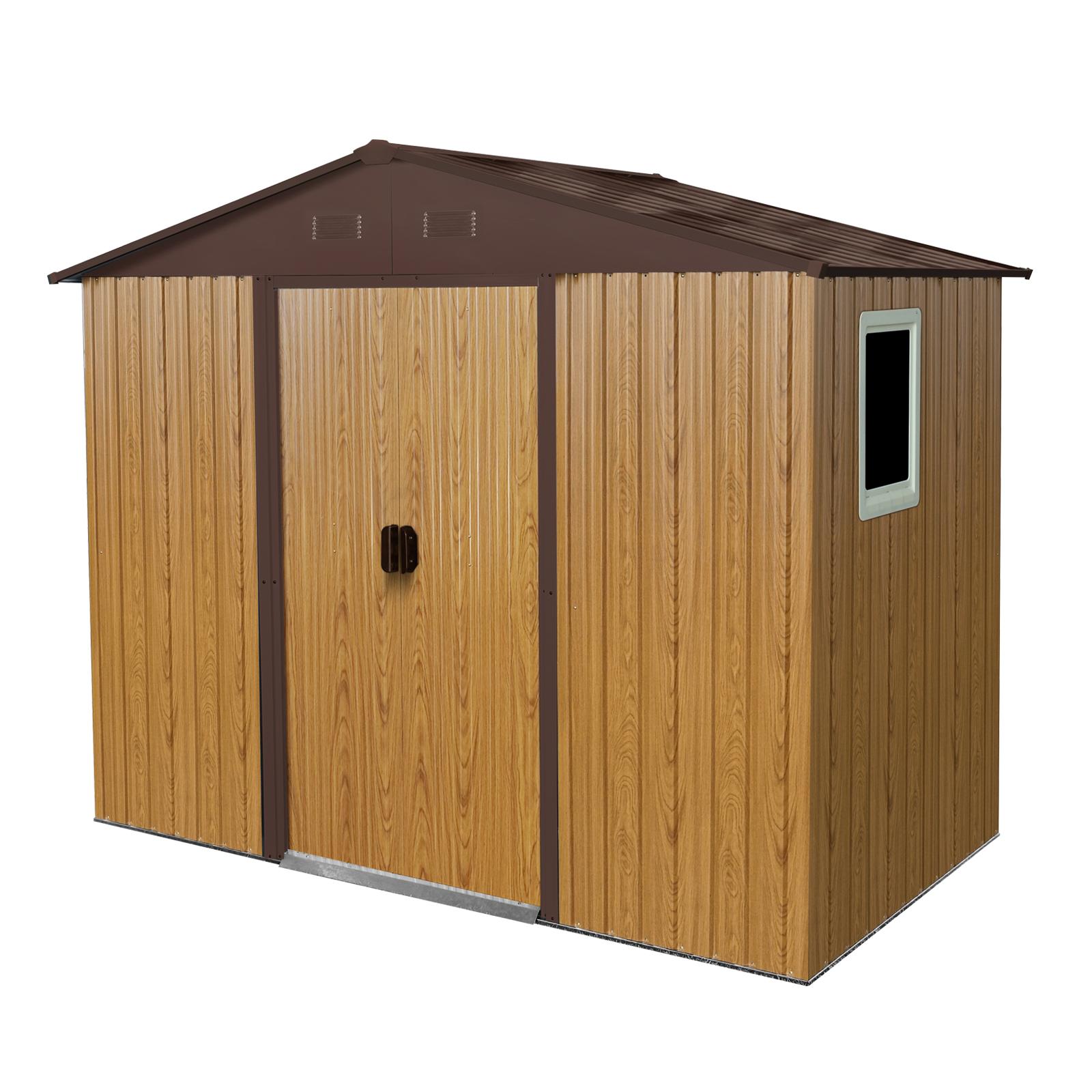 Bayfeve BF-85273-SD 8-ft x 4-ft Galvanized steel Storage Shed