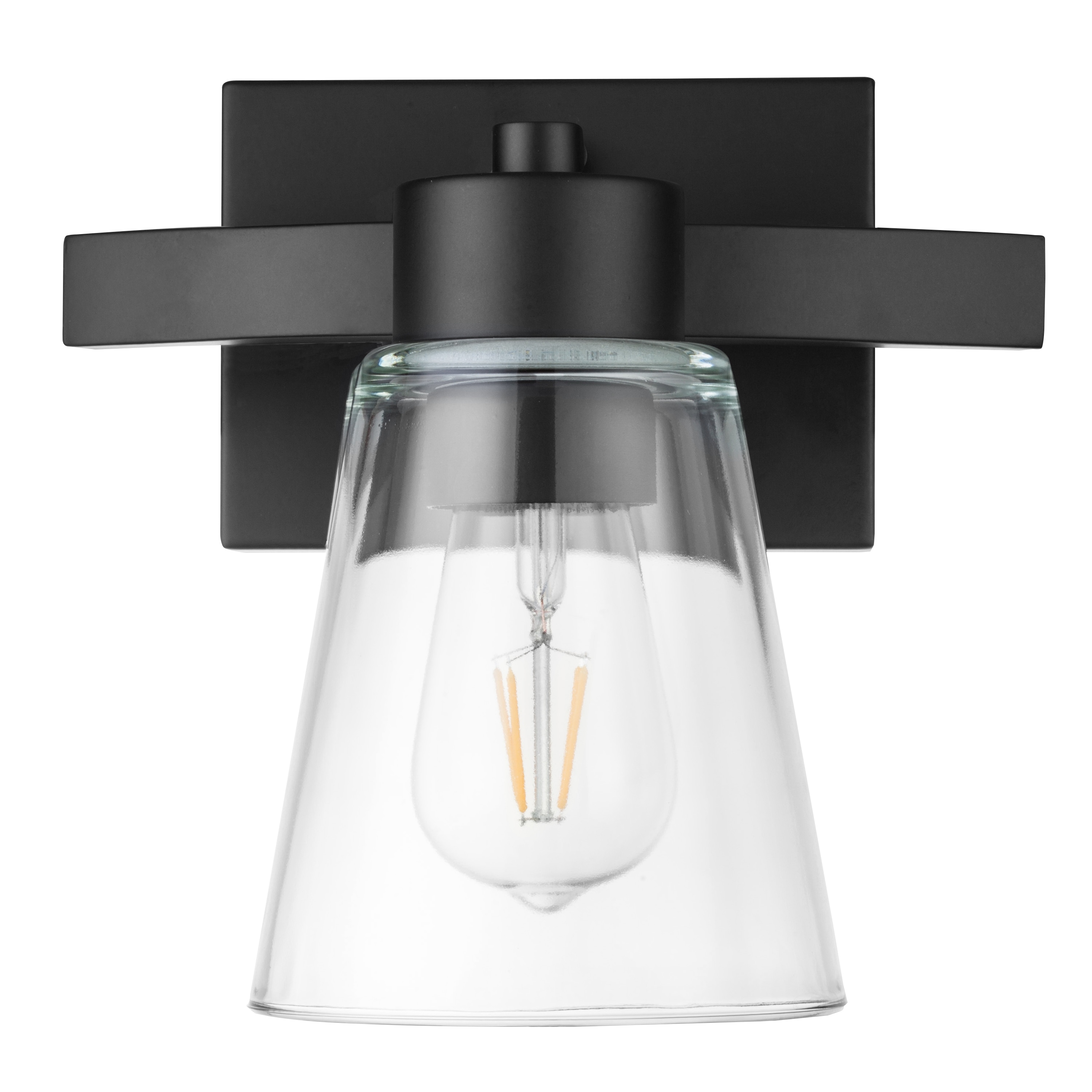 Prominence Home 51532-26 Fairendale 8.7-in 1 -Light Matte Black Modern/contemporary Vanity light
