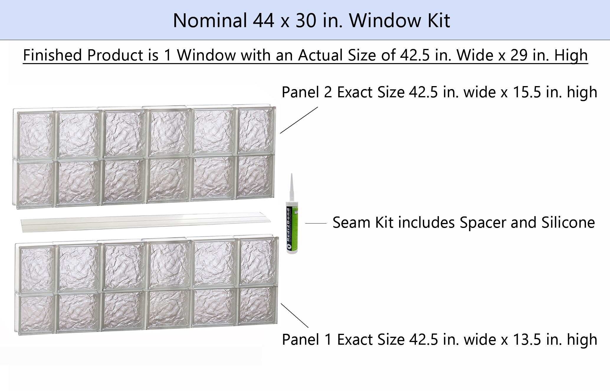 REDI2SET S4430IS Glass-Block-Windows - View #2