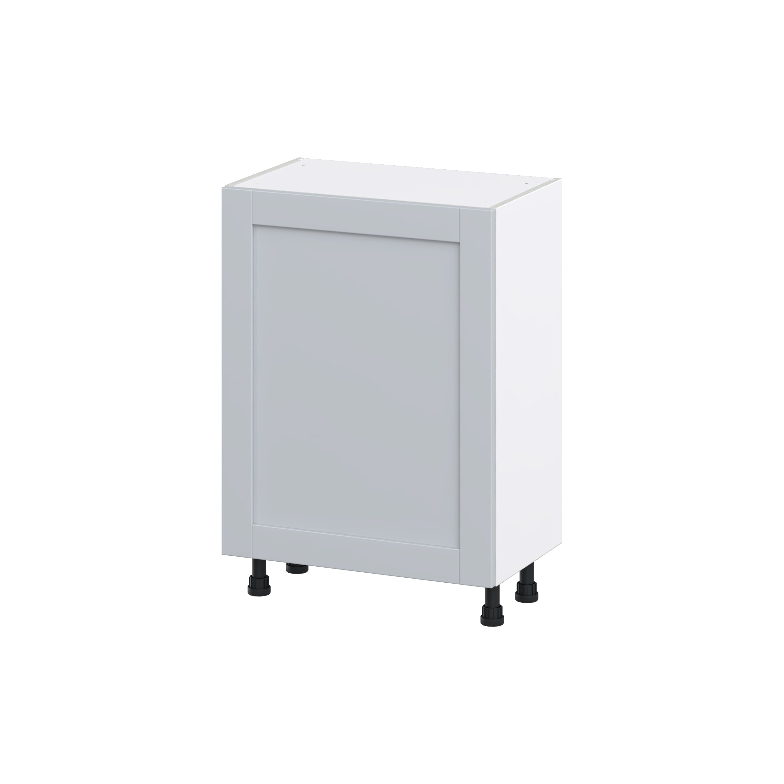 Hugo&Borg Charlesberg 15-in W x 34.5-in H x 14-in D Gray 3-Drawers Base Fully Assembled Cabinet (Flat Panel Shaker Style)