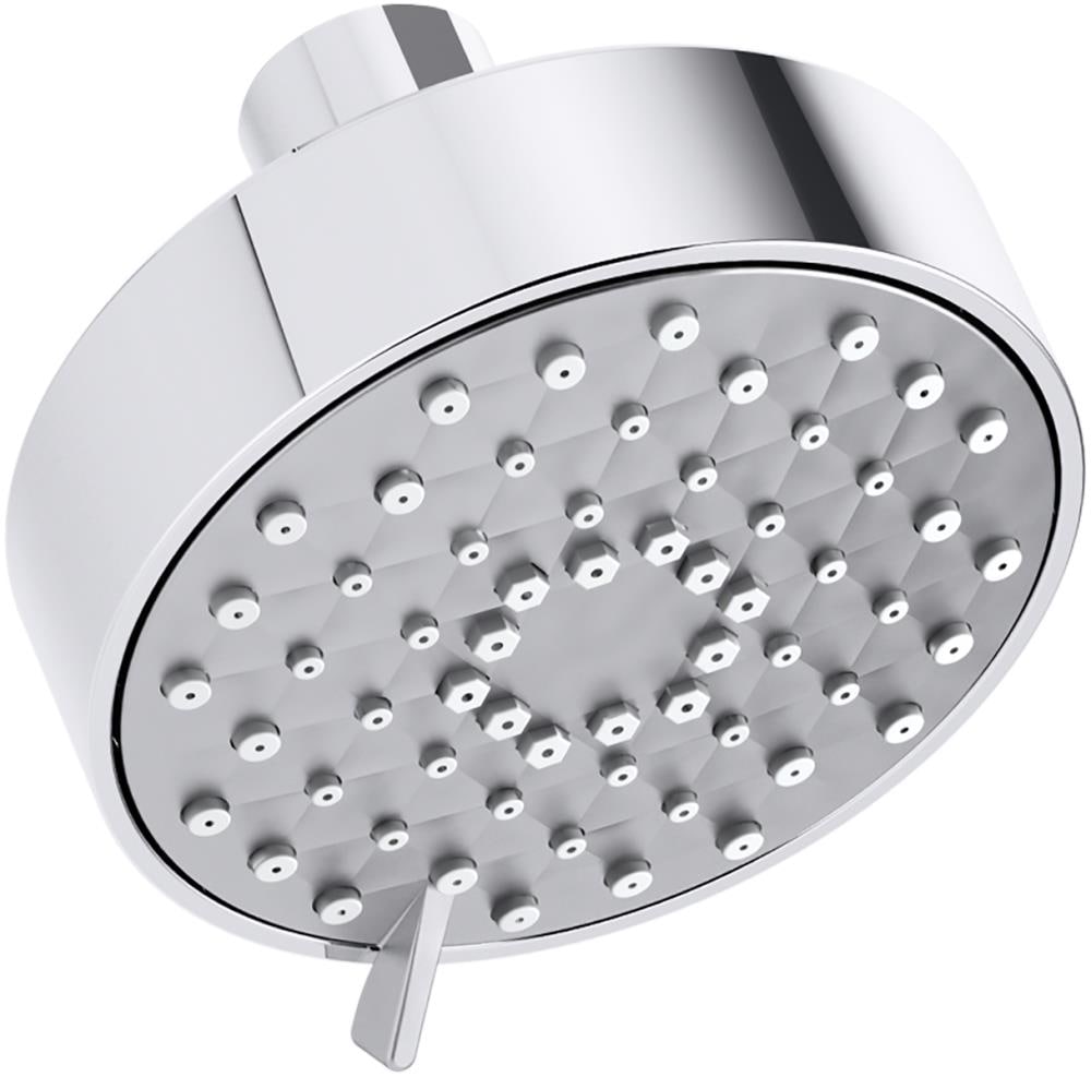 Polished Chrome Multifunction Wall Mounted Showerhead