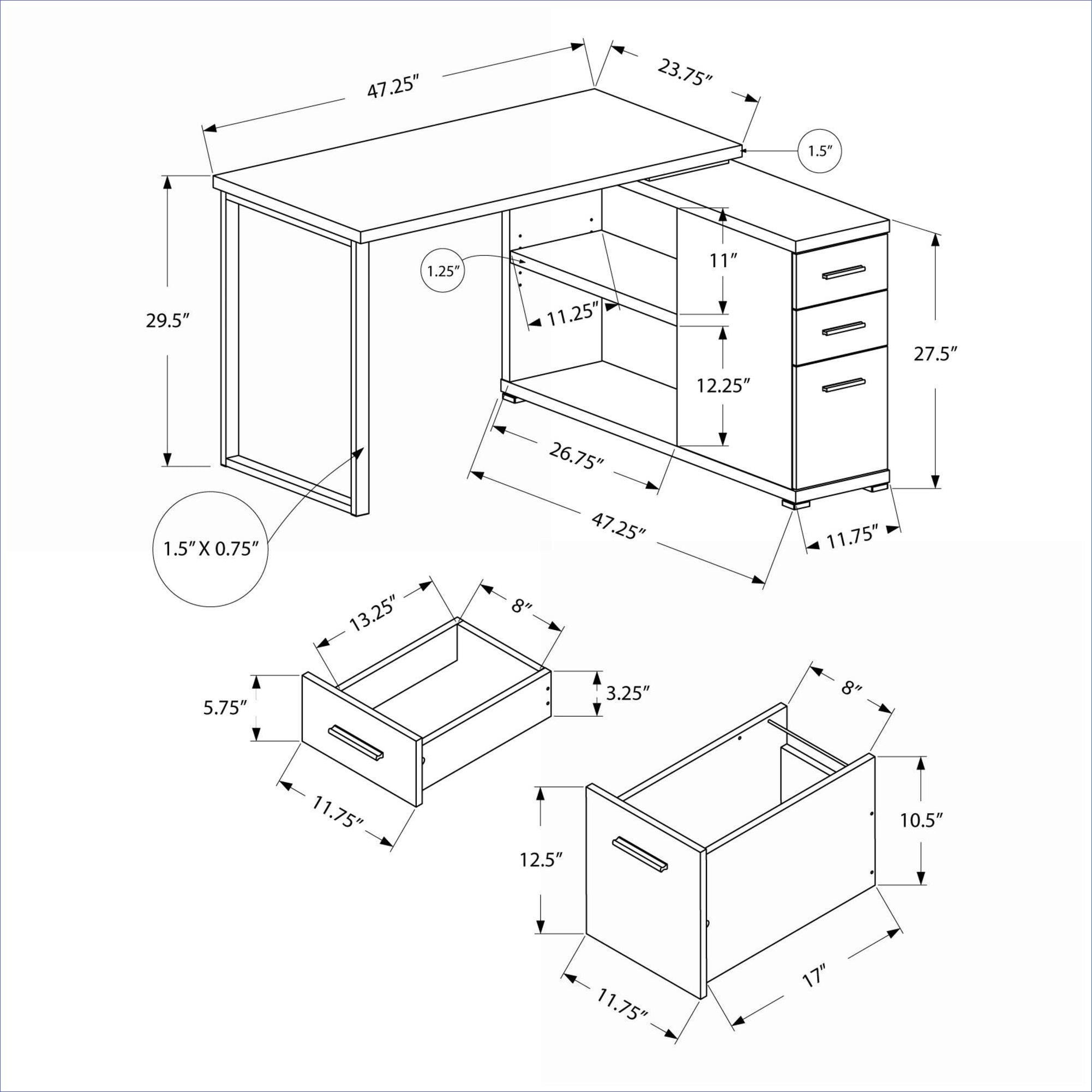 Watnature XMGKVWMEFLFF desks - View #3