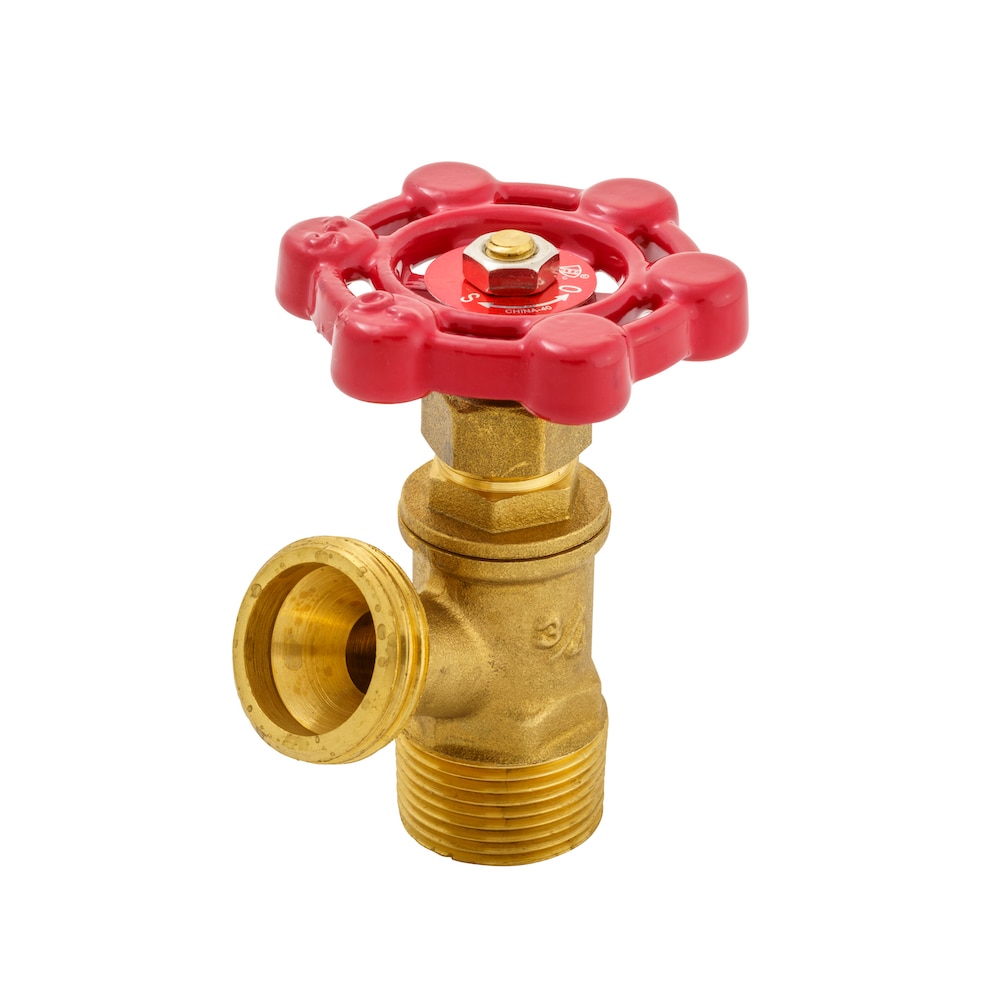 RELIABILT 3/4-in Brass MIP x Hose thread Boiler drain valve