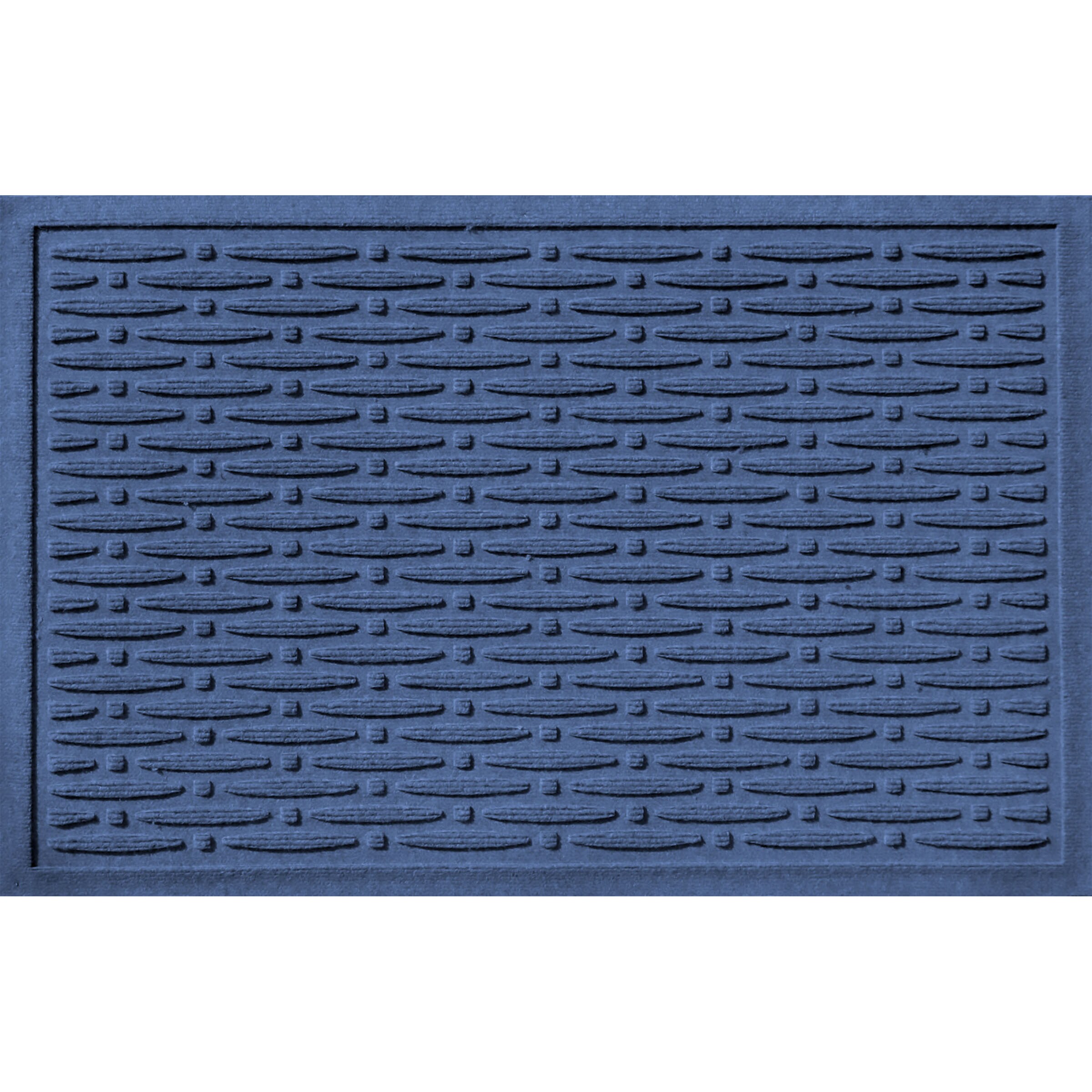 Bungalow Flooring 3-ft x 5-ft Charcoal Rectangular Indoor or Outdoor  Decorative Home Door Mat in the Mats department at