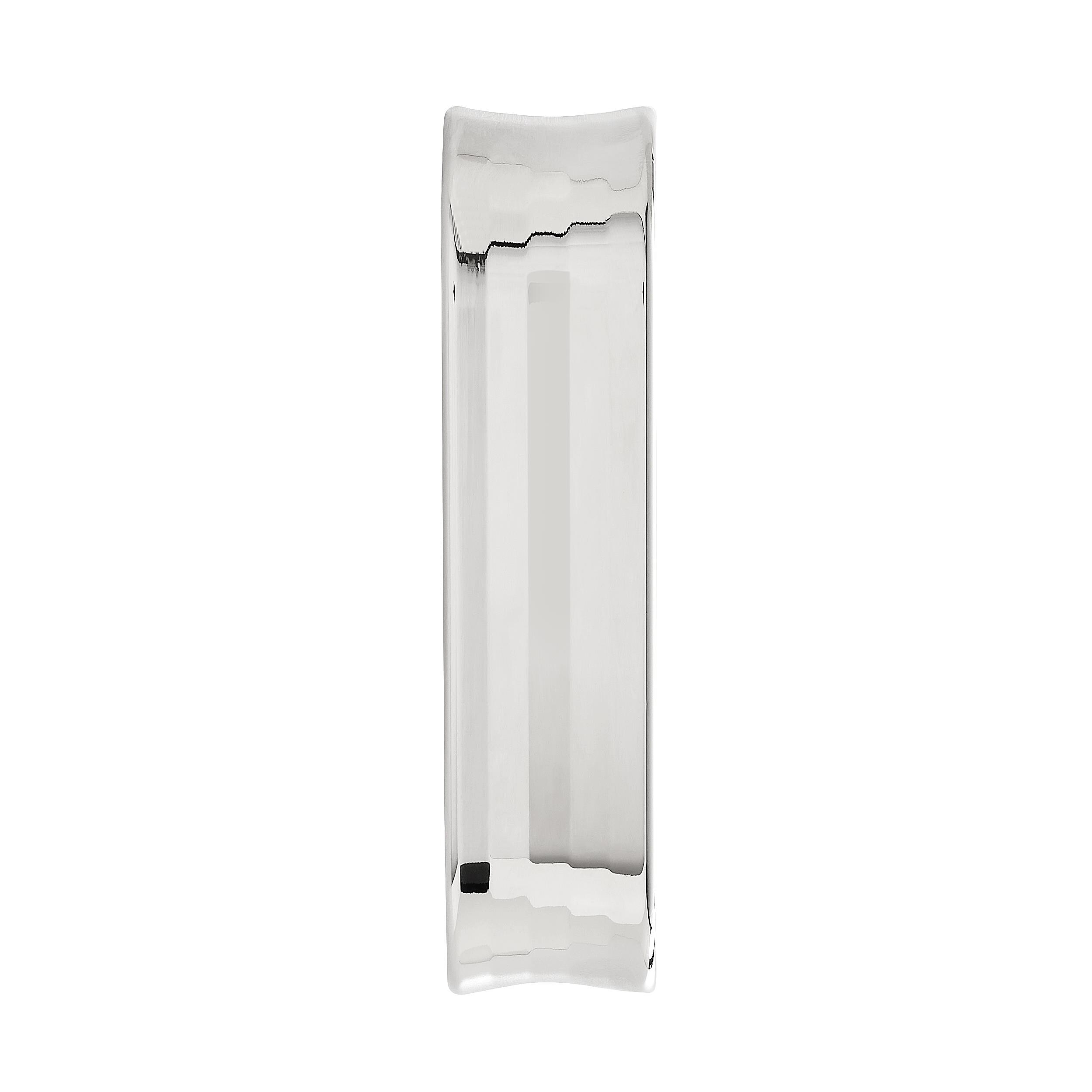 Polished Nickel 3-3/4 inch Concentric Cabinet Pull