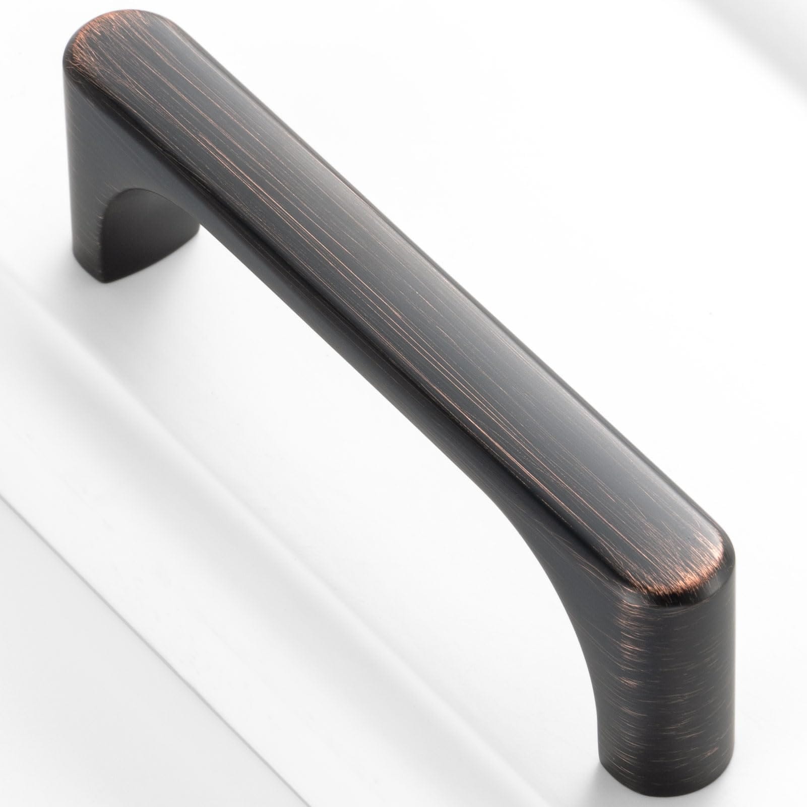 AKSCYZM  10 Pack Three Inch Brushed Bronze Drawer Pulls Oil Rubbed Bronze Cabinet Handles for Kitchen Cabinets Bedroom Dressers Bathroom