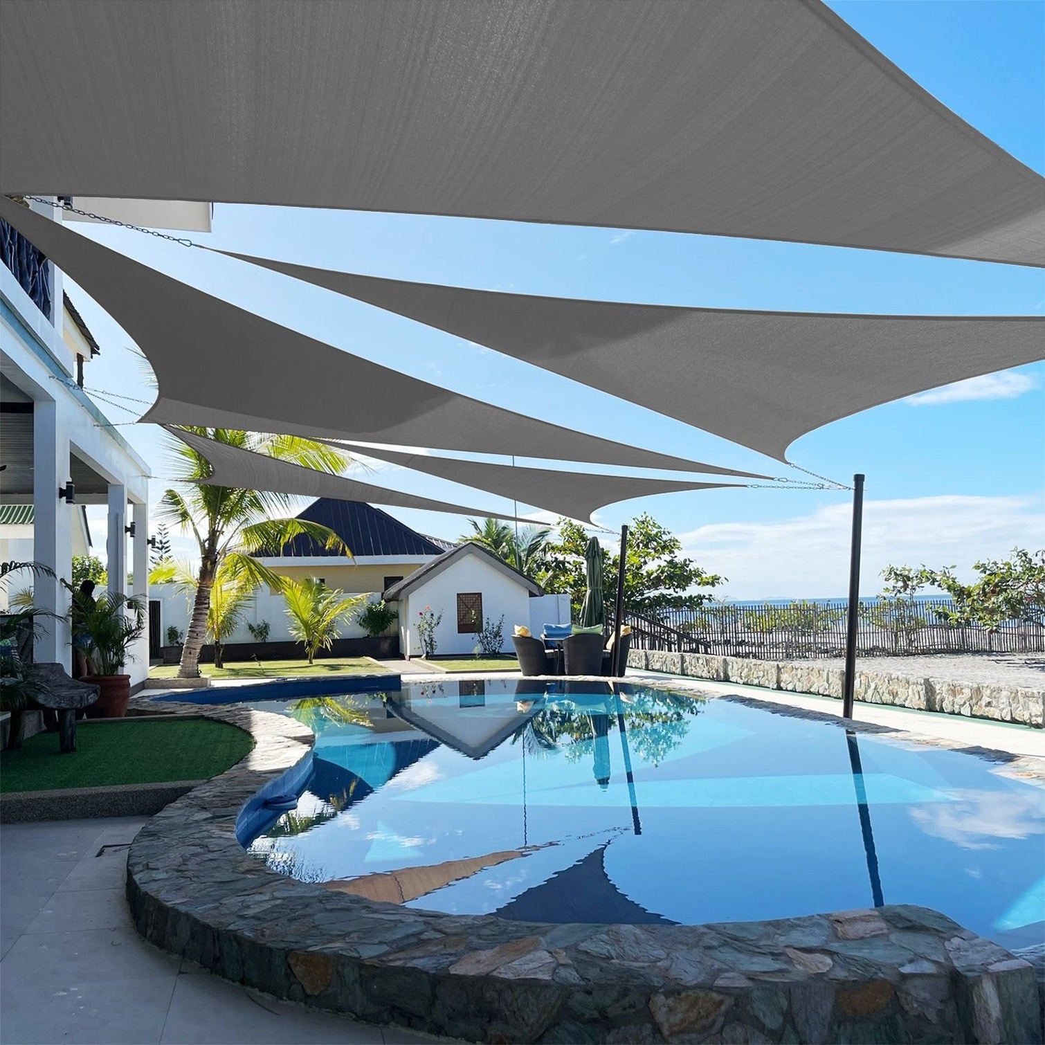Naturefalls HKBXSLDO700M Shade-Sails-Fabric - View #3