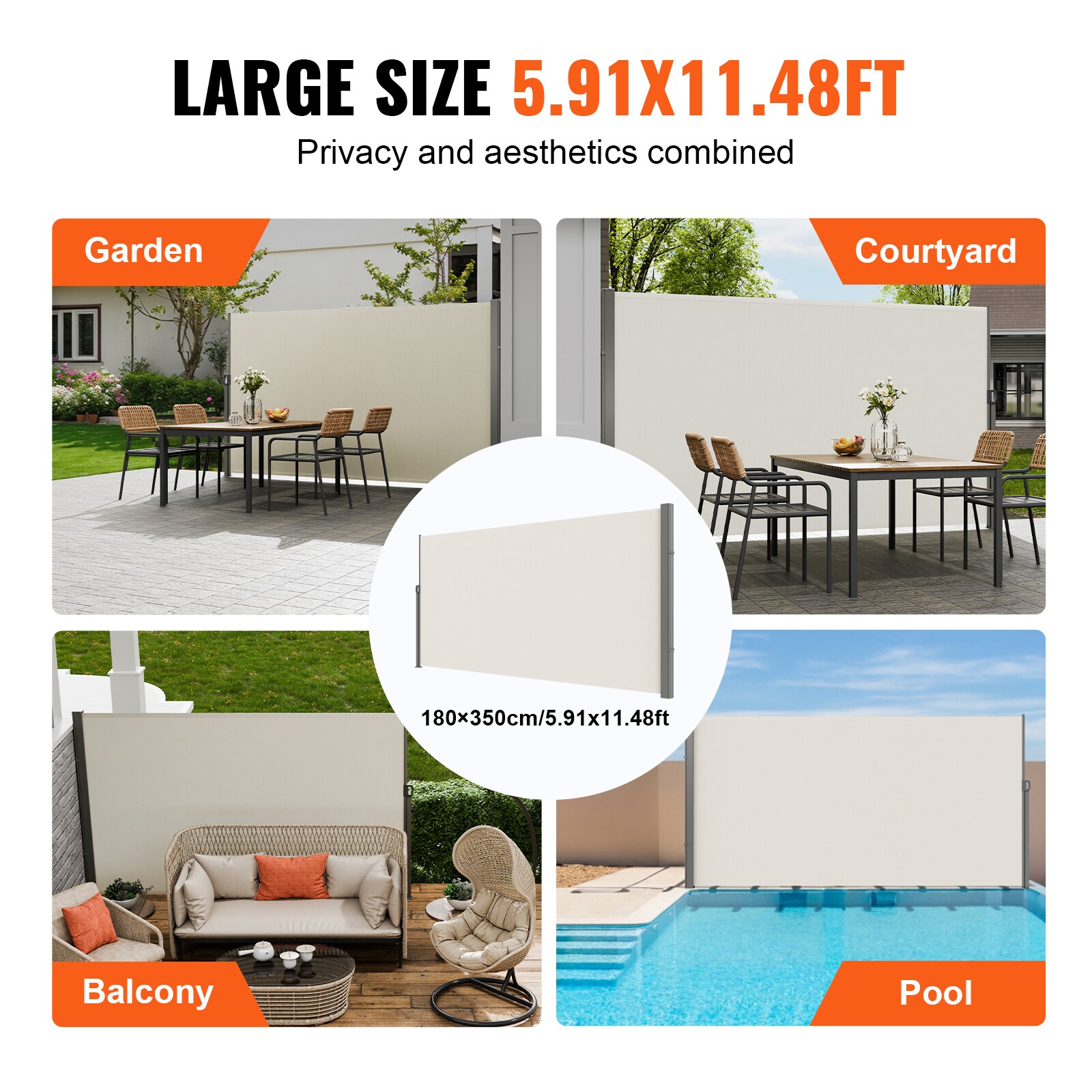 VEVOR KSSCP180X350VY7PHV0 awnings - View #9