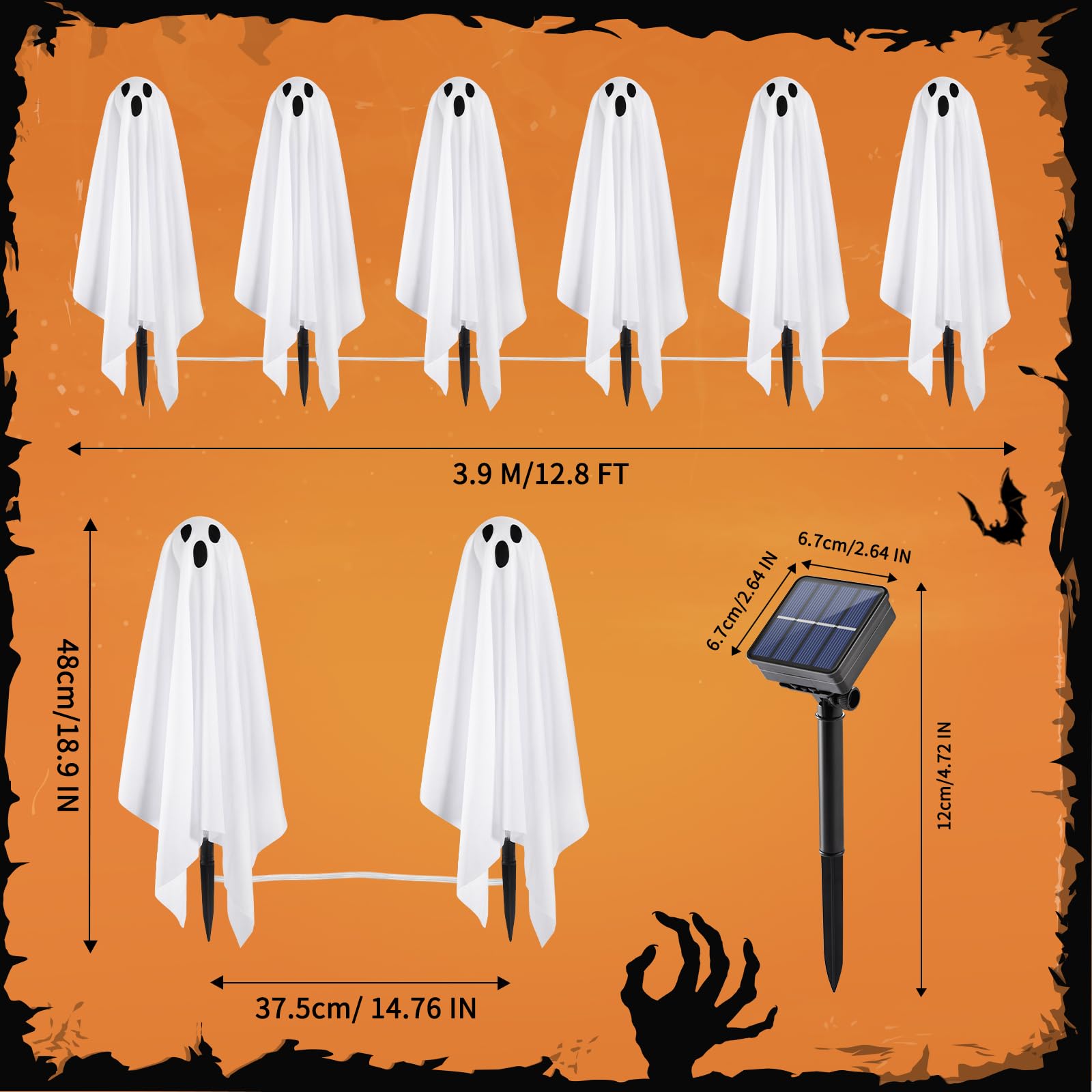 ZHLKING 885287589314 Table-Halloween-Decor - View #2