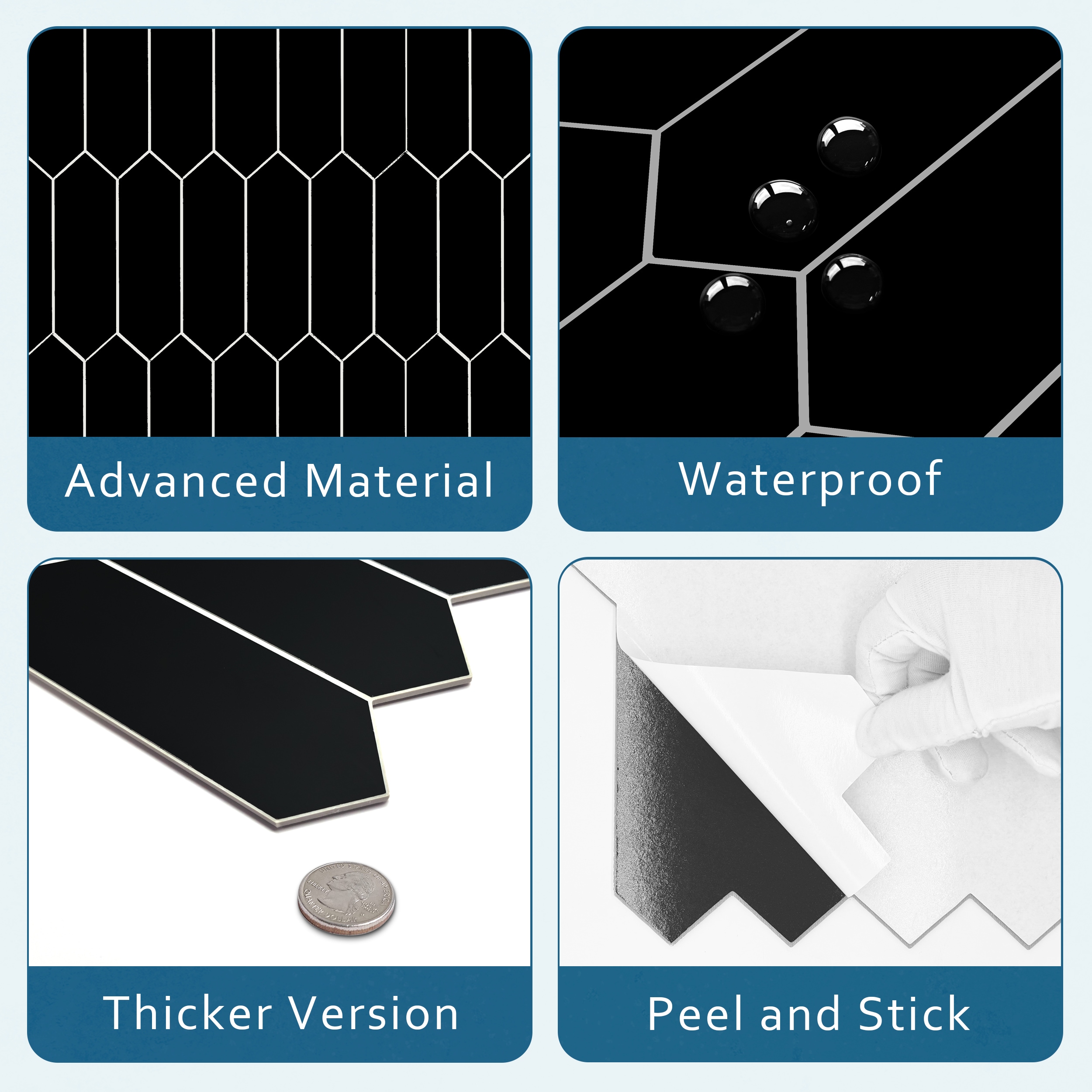SUNWINGS SDS001-BLK-10 Ceramic-Tile - View #8