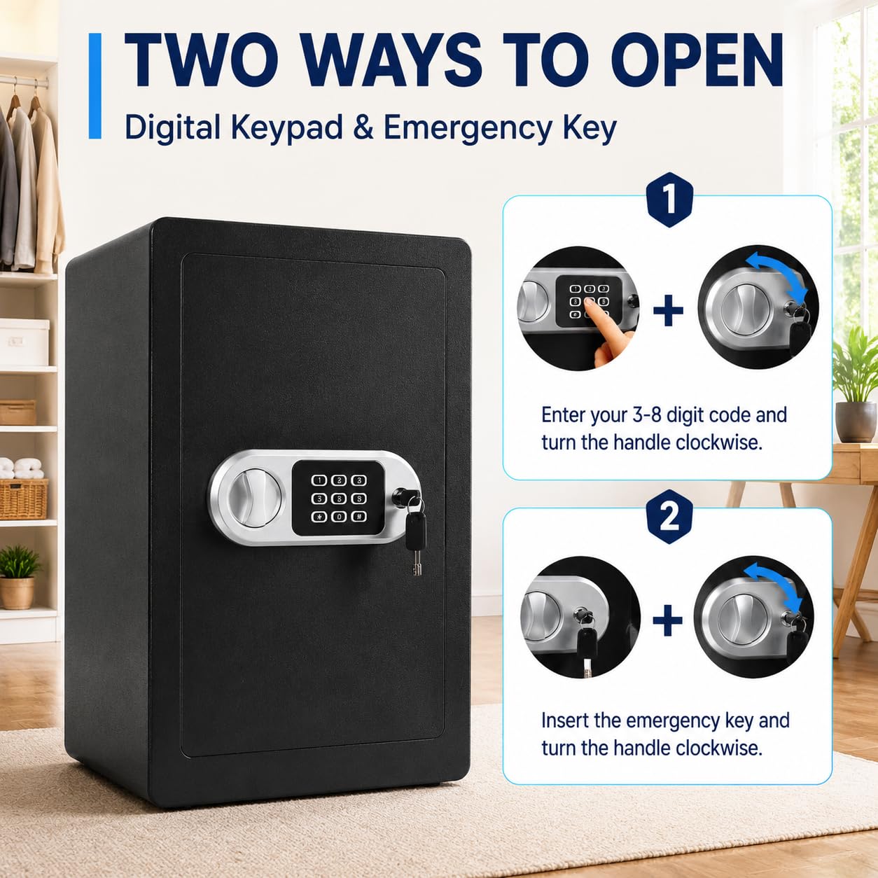 Garvee BZIE3WH5SMSZ1MB0 Cash-Check-Safes - View #5